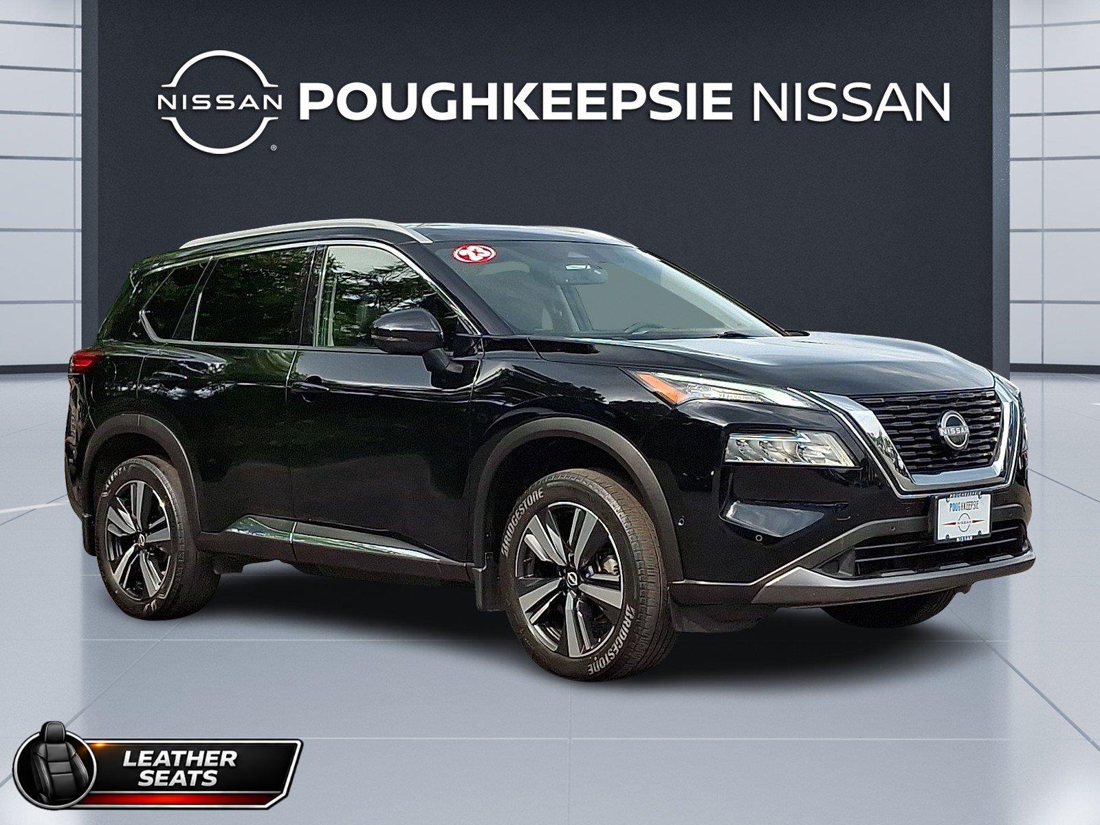 Super Black 2023 Nissan Rogue SUV / Crossover All-Wheel Drive Continuously Variable Transmission