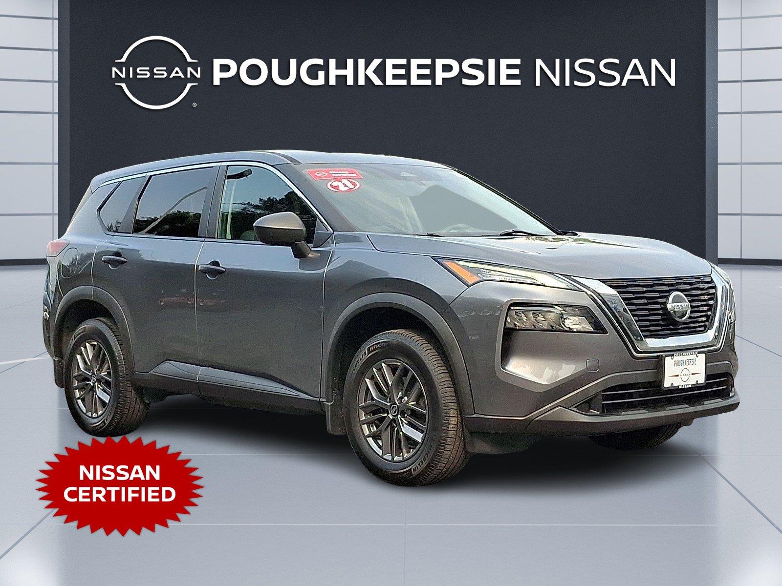 Gray (Gun Metallic) 2021 Nissan Rogue SUV / Crossover All-Wheel Drive Continuously Variable Transmission