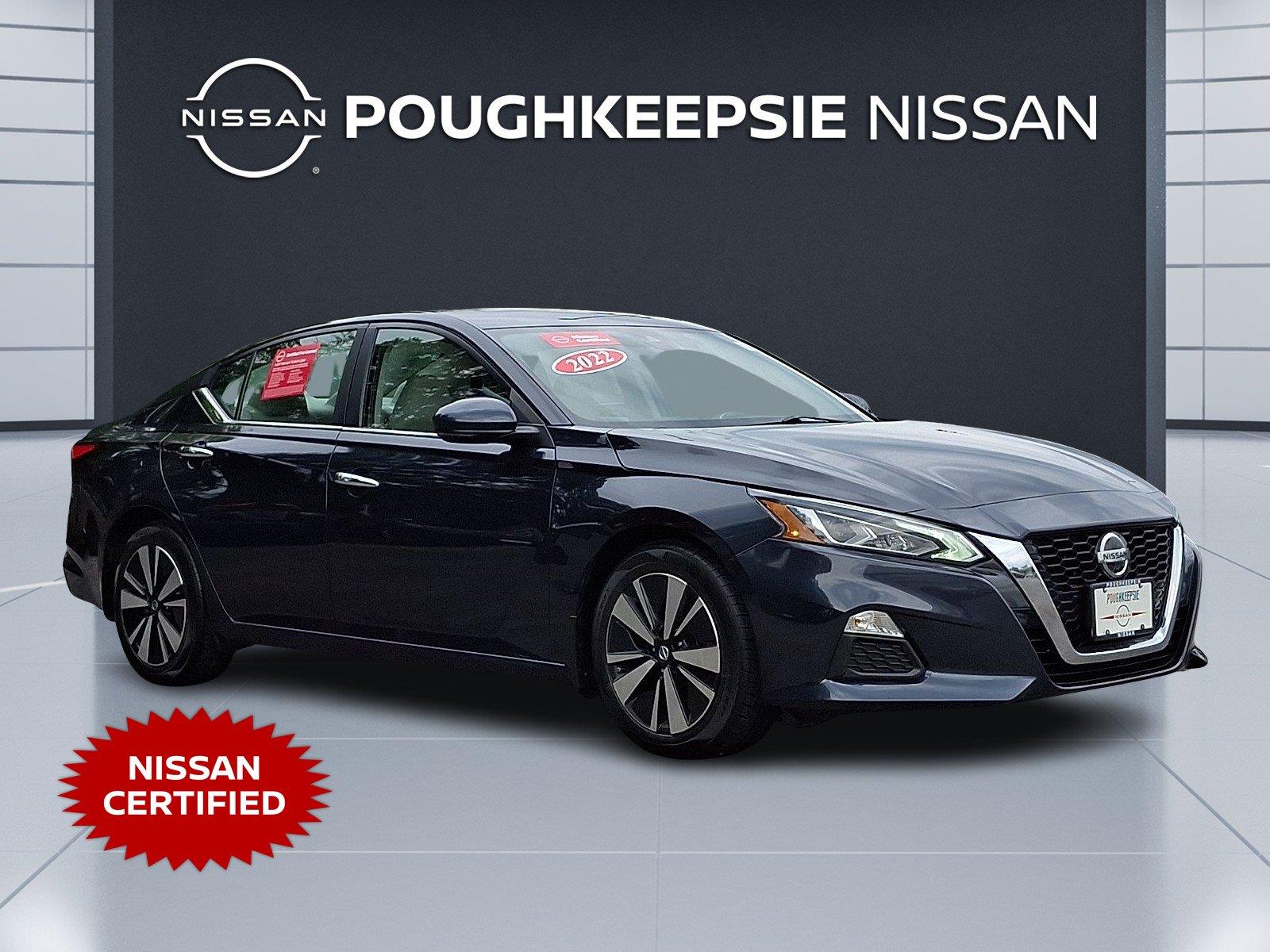 Storm Blue Metallic 2022 Nissan Altima Sedan Front-Wheel Drive Continuously Variable Transmission