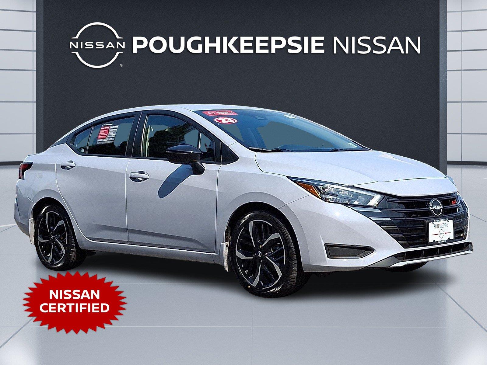 Gray Sky Pearl 2023 Nissan Versa Sedan Front-Wheel Drive Continuously Variable Transmission