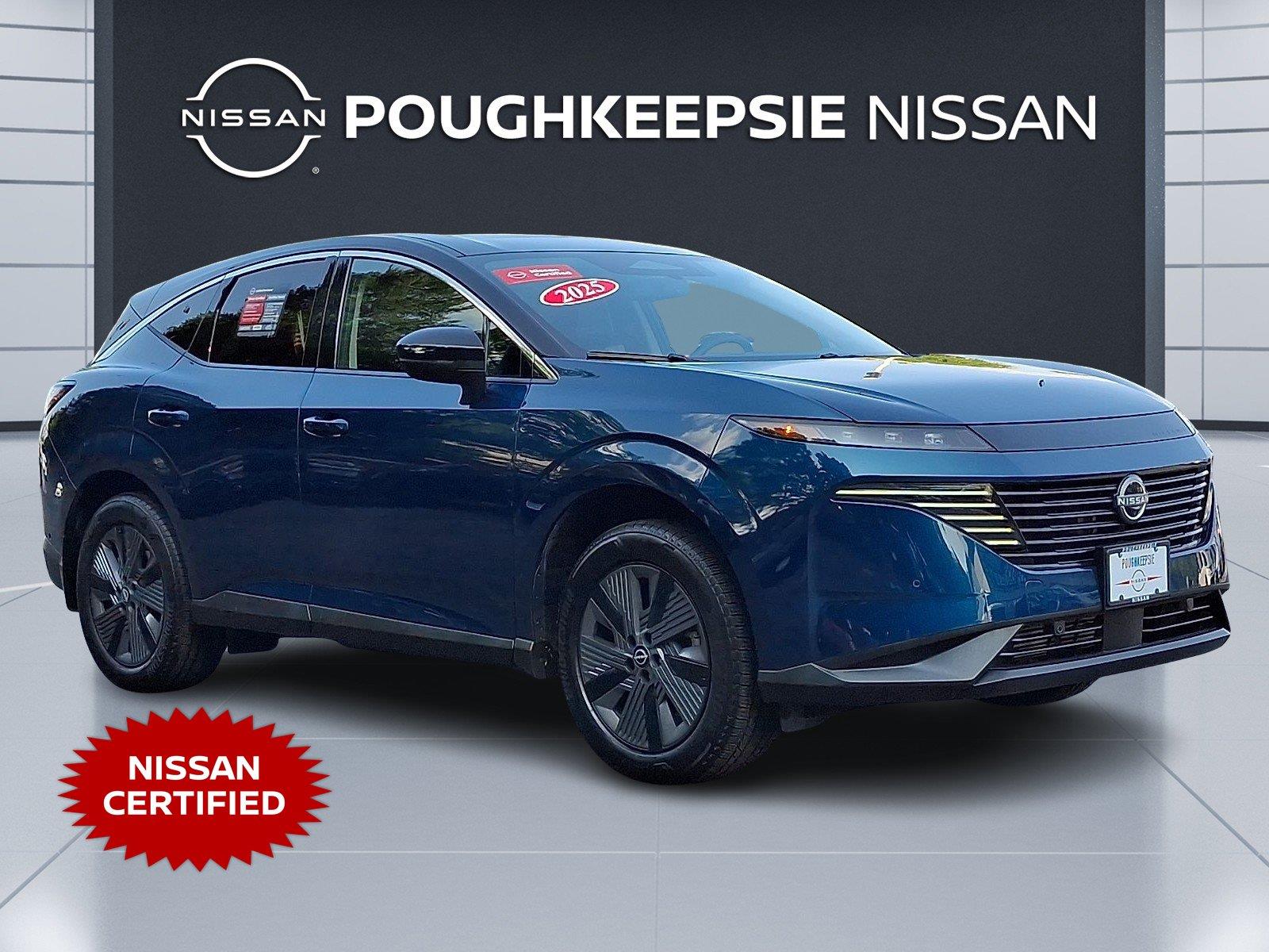Aurora Blue Pearl Metallic/Super Black 2025 Nissan Murano SUV / Crossover All-Wheel Drive Automatic