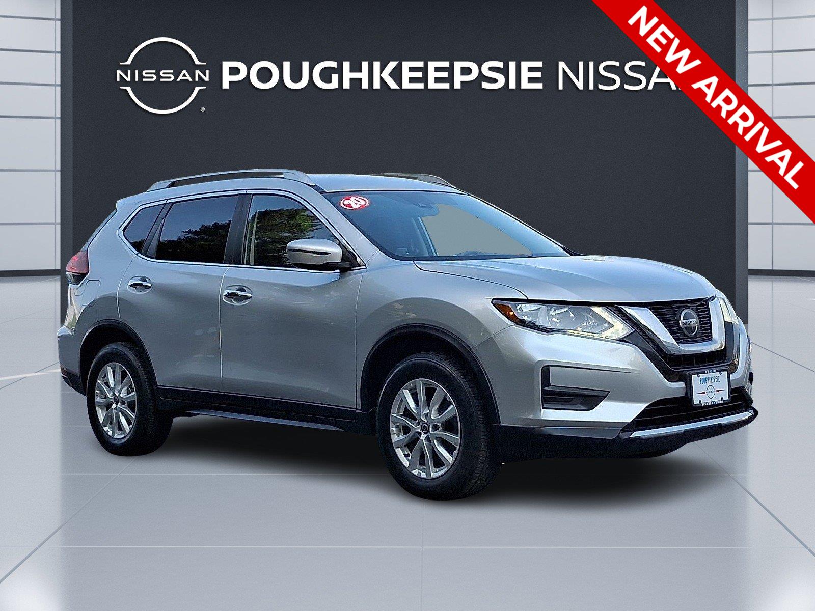 Brilliant Silver Metallic 2020 Nissan Rogue SUV / Crossover All-Wheel Drive Continuously Variable Transmission