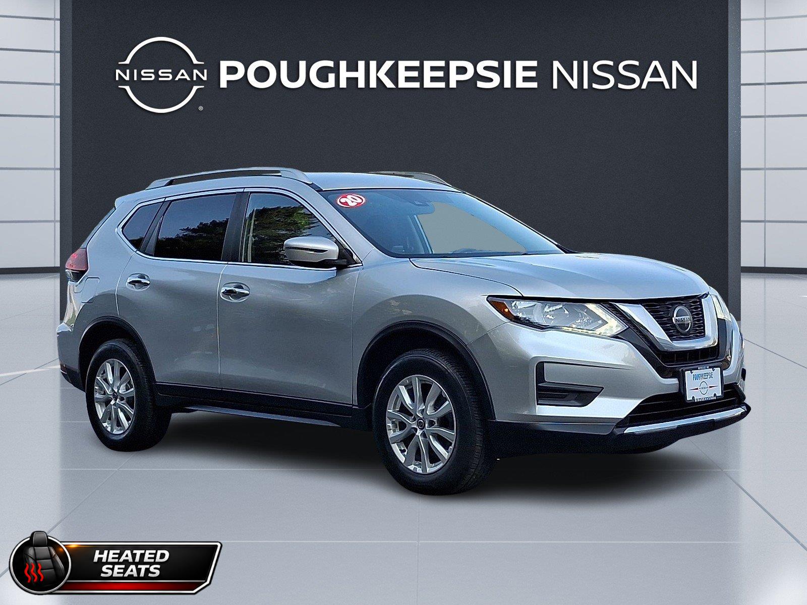 Brilliant Silver Metallic 2020 Nissan Rogue SUV / Crossover All-Wheel Drive Continuously Variable Transmission