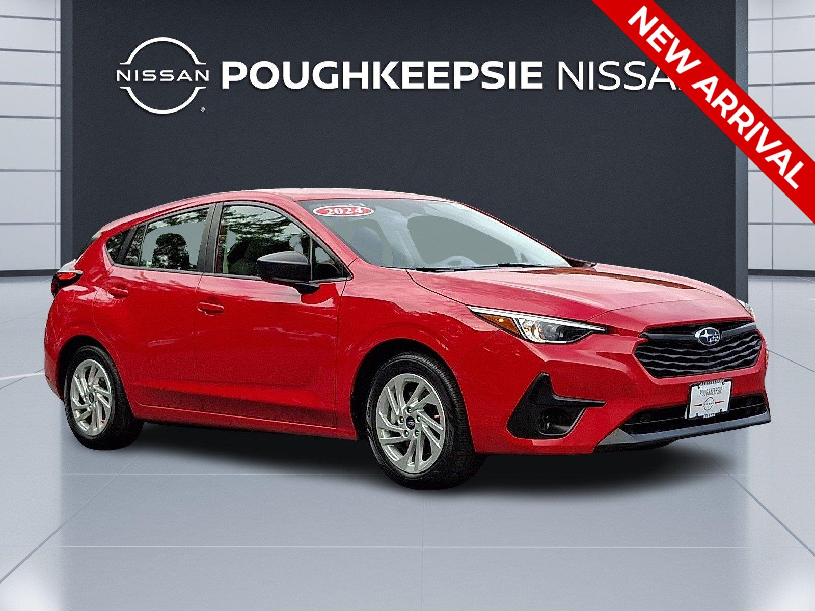 Pure Red 2024 Subaru Impreza Wagon All-Wheel Drive Continuously Variable Transmission