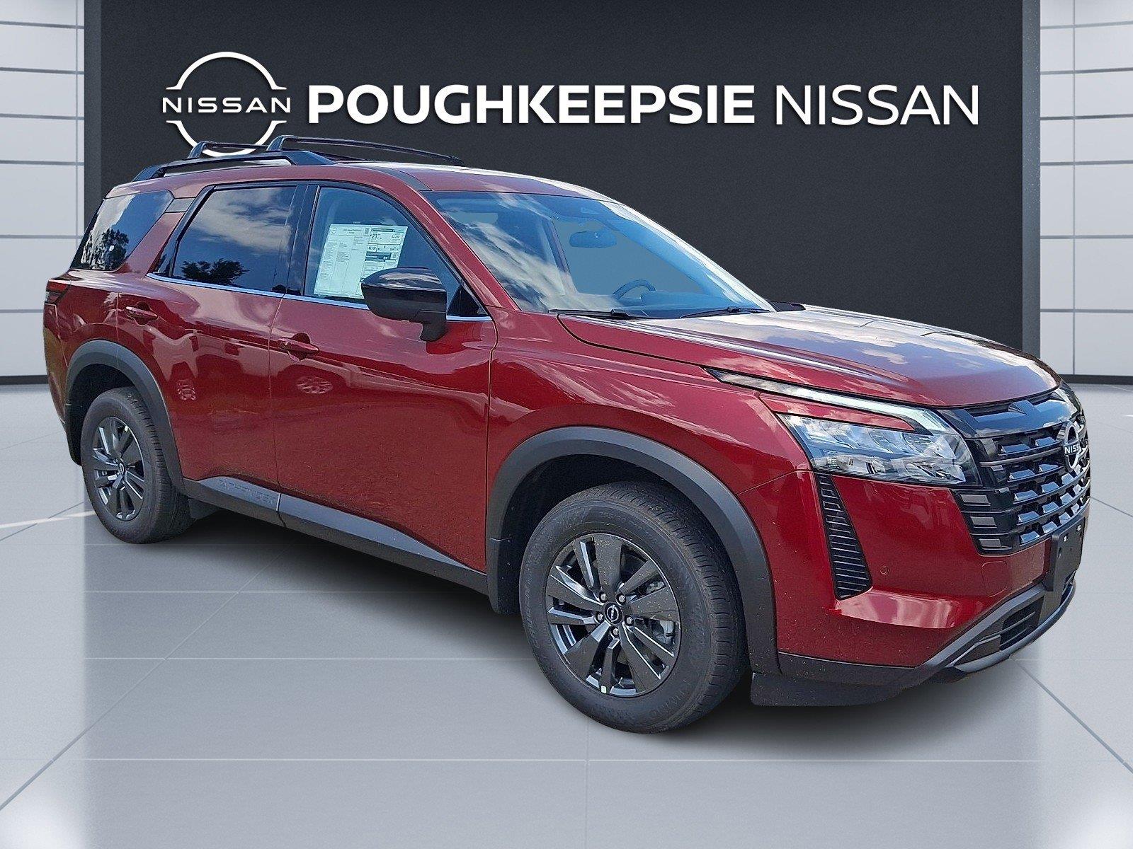 Red (Scarlet Ember Tintcoat) 2026 Nissan Pathfinder SUV / Crossover All-Wheel Drive Automatic