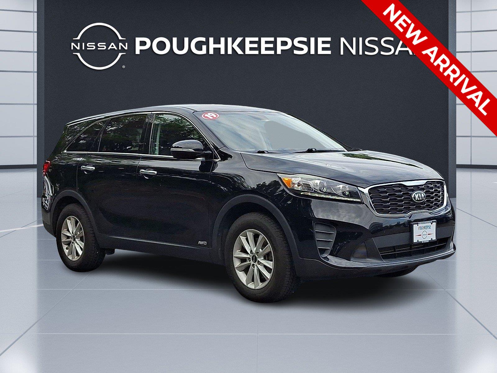 Ebony Black 2019 Kia Sorento SUV / Crossover All-Wheel Drive 6-Speed Automatic