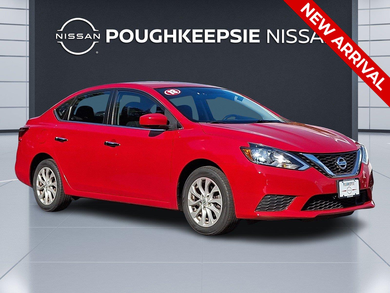 Red Alert 2018 Nissan Sentra Sedan Front-Wheel Drive Continuously Variable Transmission