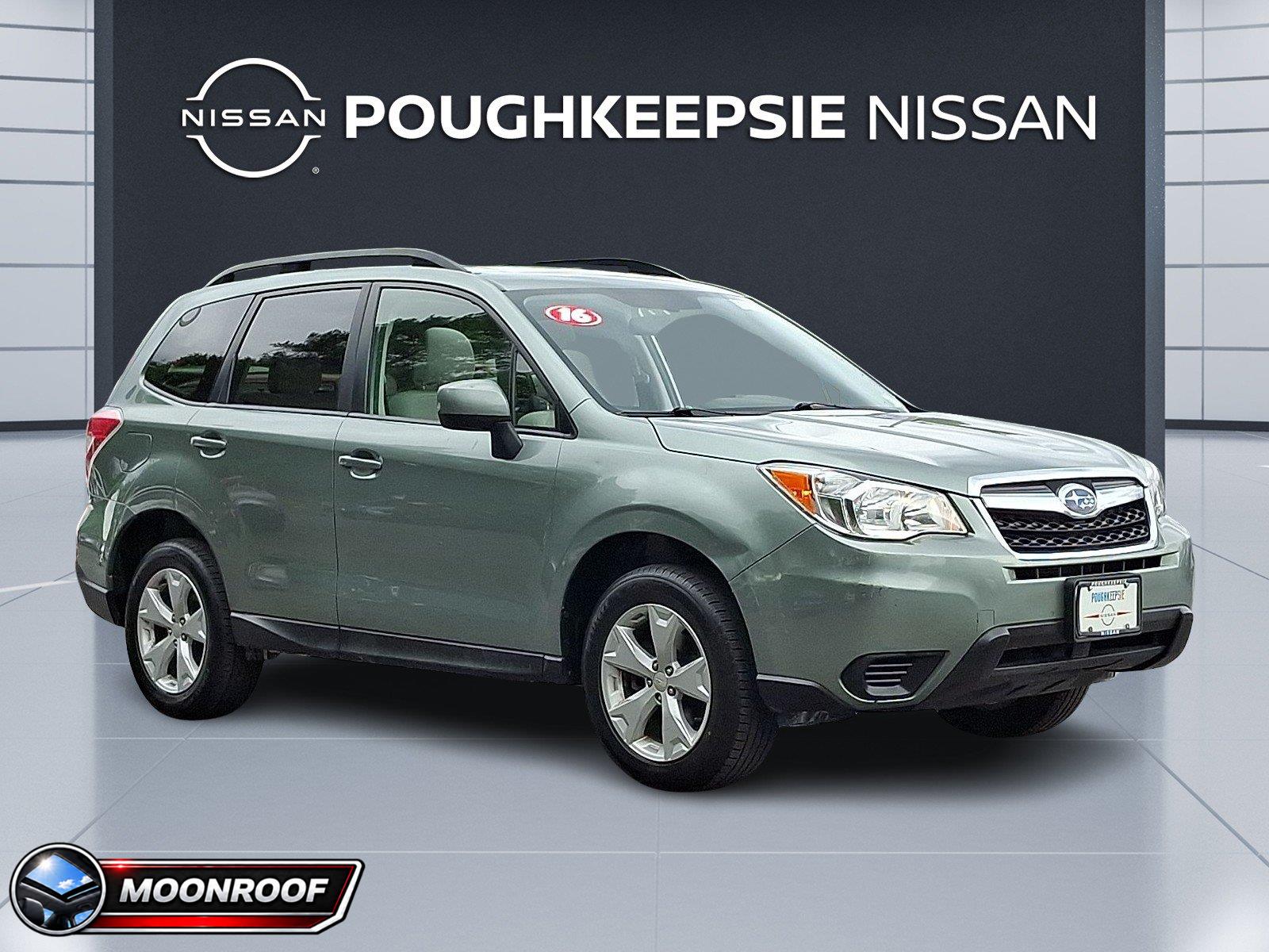 Jasmine Green Metallic 2016 Subaru Forester SUV / Crossover All-Wheel Drive Continuously Variable Transmission