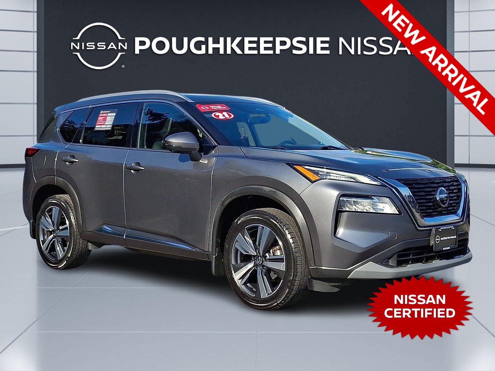 Gray (Gun Metallic) 2021 Nissan Rogue SUV / Crossover All-Wheel Drive Continuously Variable Transmission