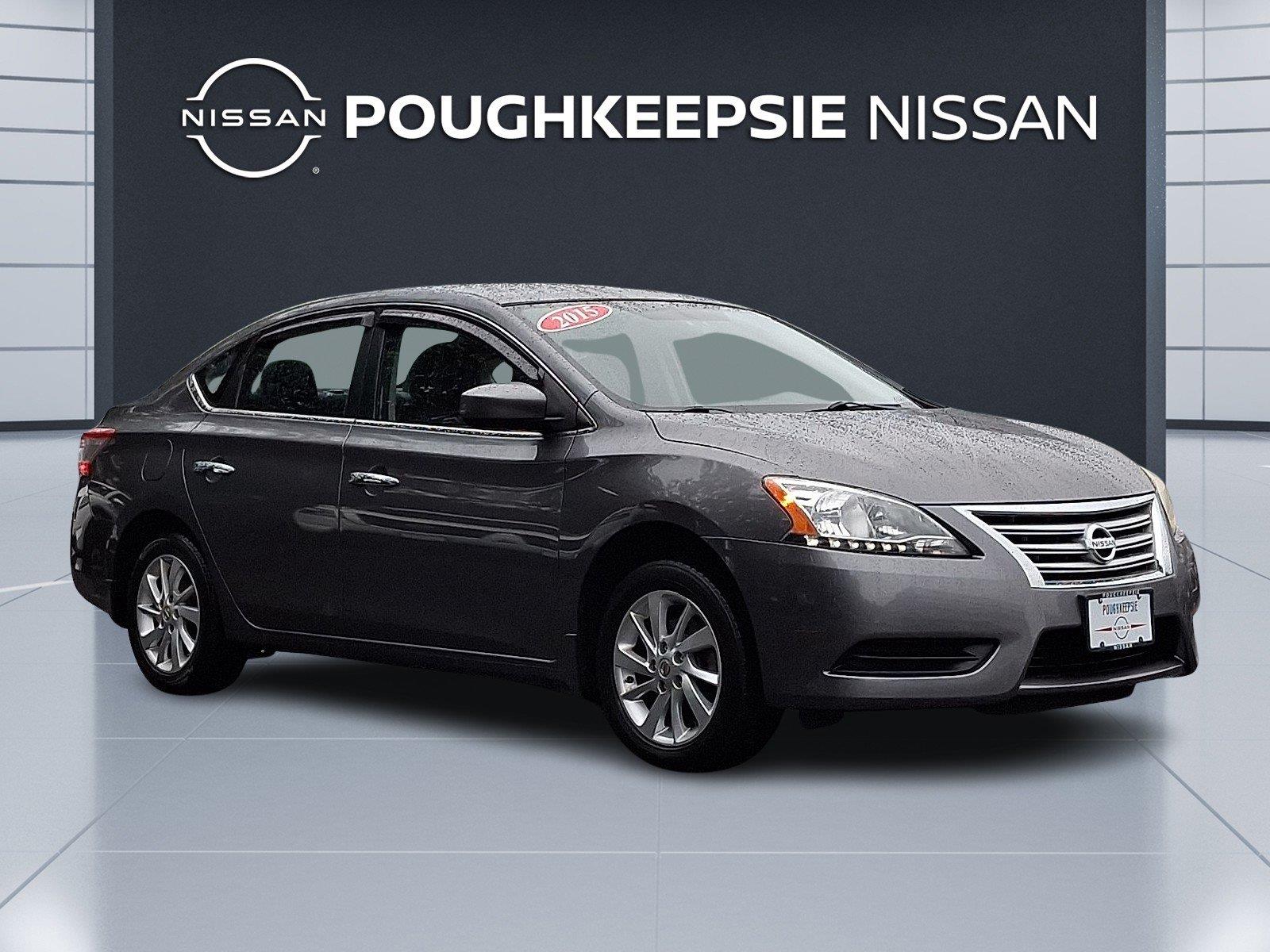 Gray (Gun Metallic) 2015 Nissan Sentra Sedan Front-Wheel Drive Continuously Variable Transmission