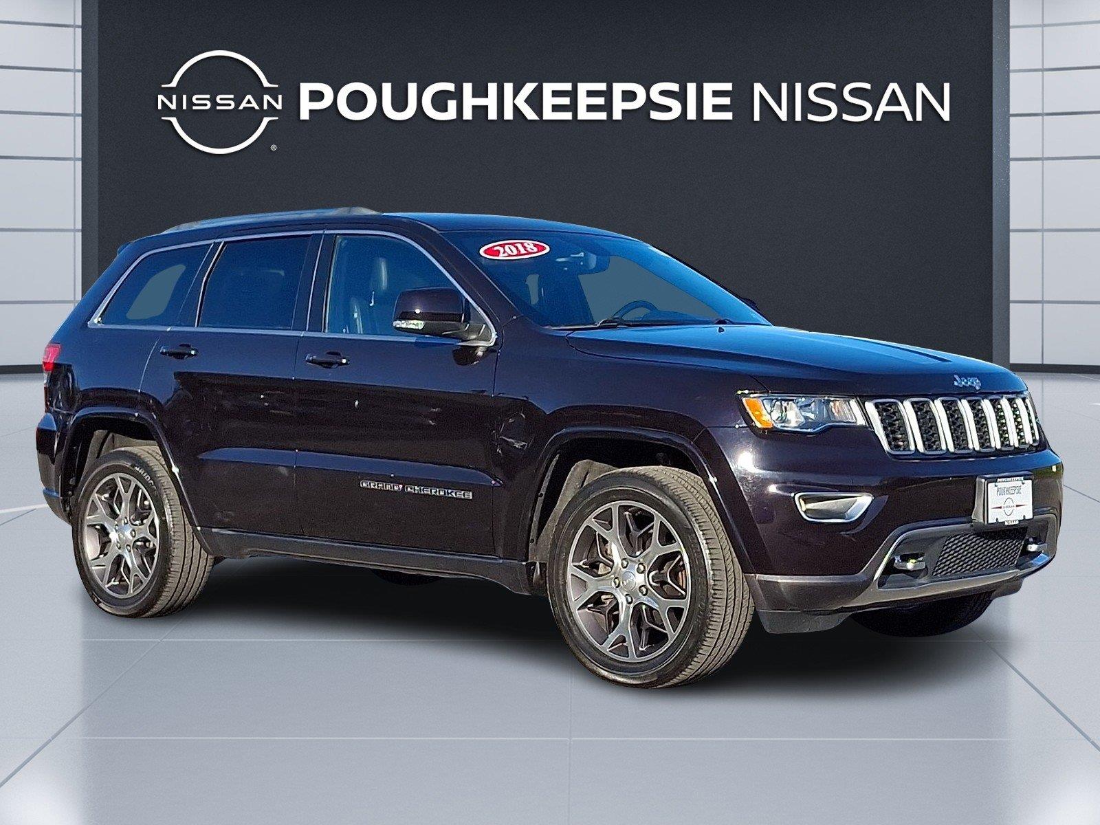 Red (Sangria Metallic Clearcoat) 2018 Jeep Grand Cherokee SUV / Crossover Four-Wheel Drive 8-Speed Automatic