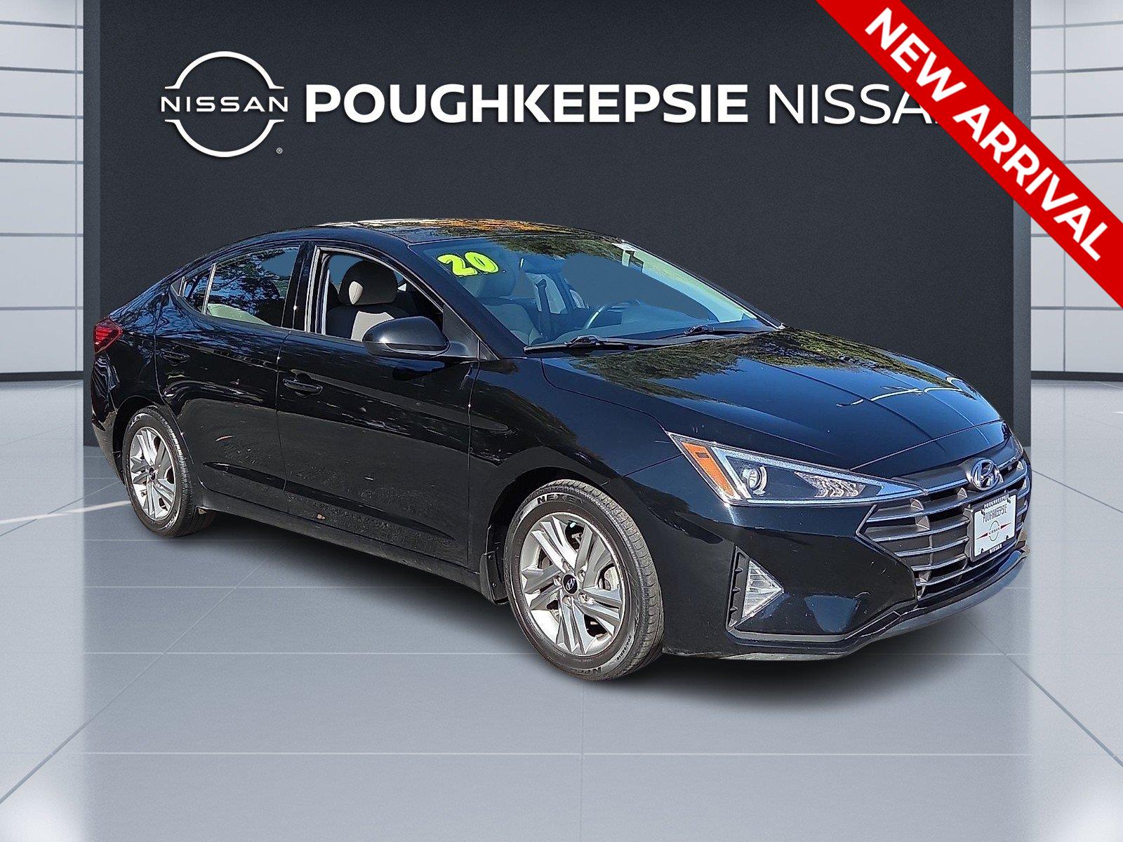 Phantom Black 2020 Hyundai Elantra Sedan Front-Wheel Drive Continuously Variable Transmission