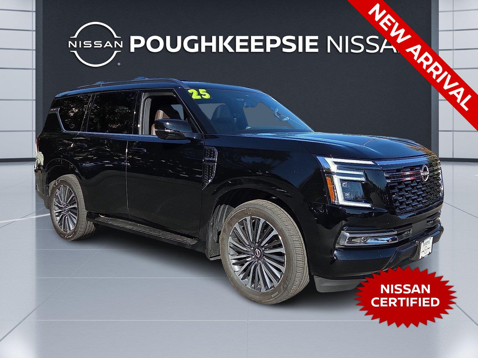 Super Black 2025 Nissan Armada SUV / Crossover Four-Wheel Drive Automatic