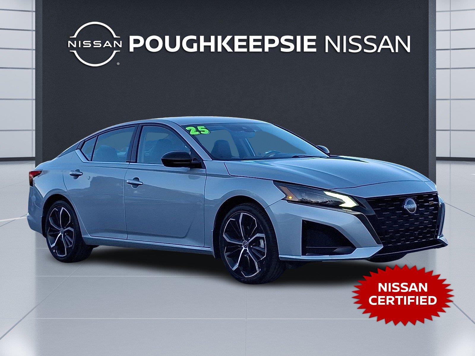 Brilliant Silver Metallic 2025 Nissan Altima Sedan Front-Wheel Drive Continuously Variable Transmission