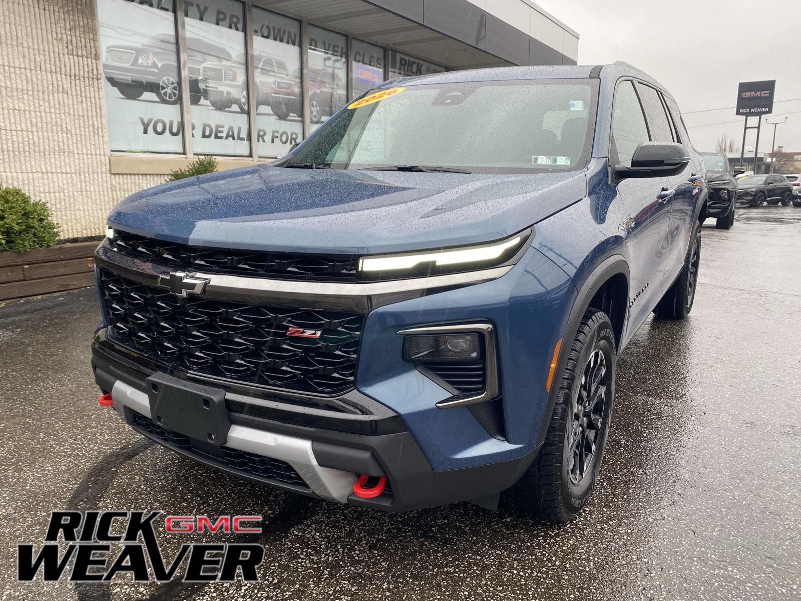 Lakeshore Blue Metallic 2026 Chevrolet Traverse Z71 AWD SUV / Crossover Four-Wheel Drive 8-Speed Automatic