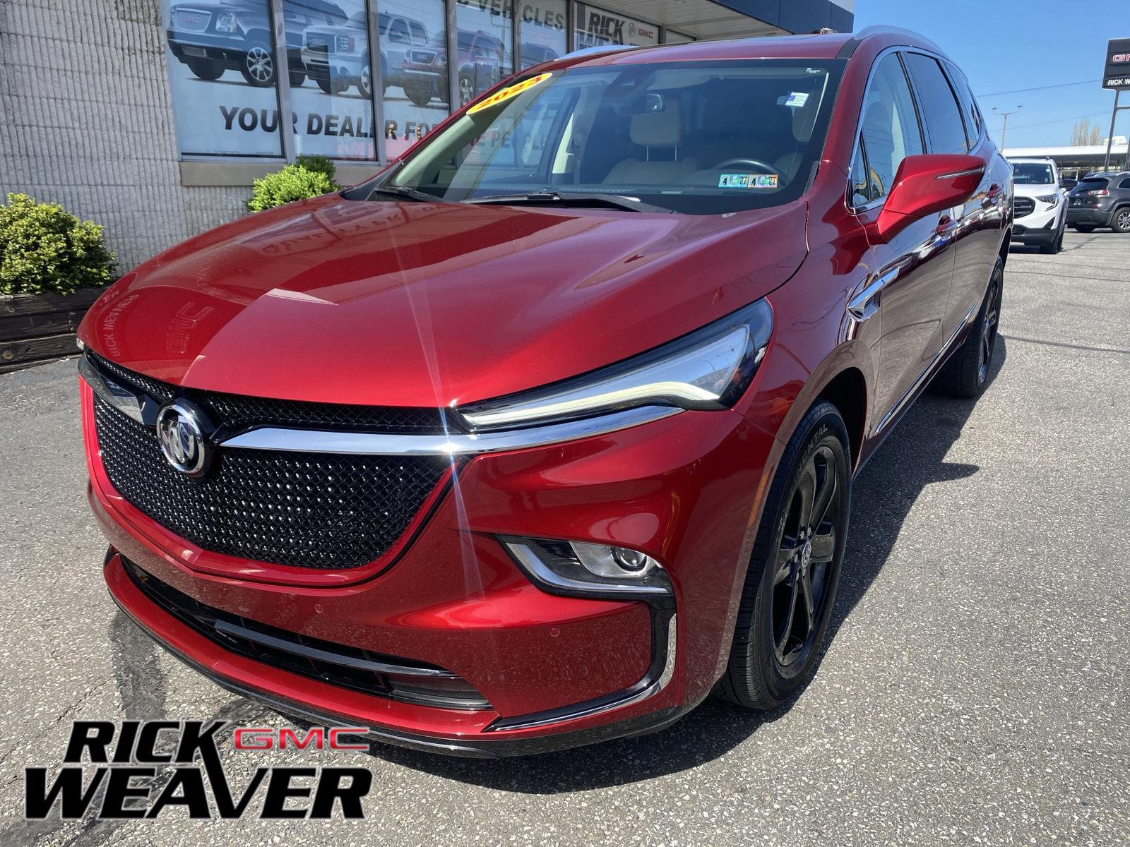 Cherry Red Tintcoat 2023 Buick Enclave Essence AWD SUV / Crossover Four-Wheel Drive 9-Speed Automatic