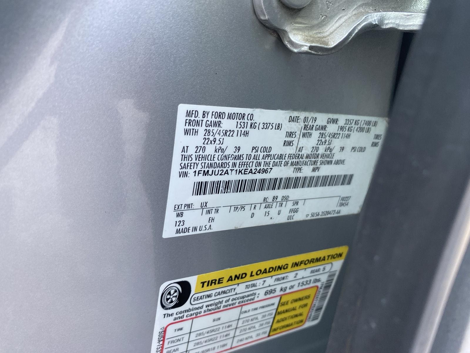 2019 Ford Expedition Limited at Humes CDJR