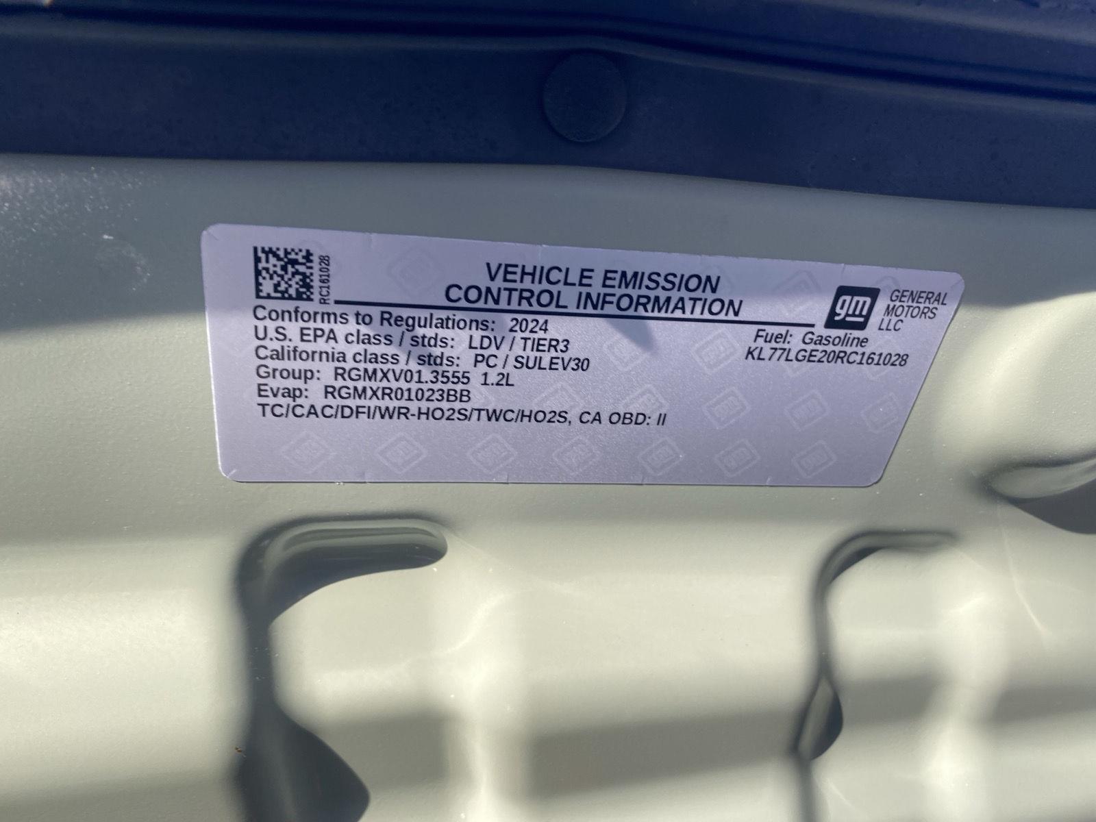 2024 Chevrolet Trax 1RS at Lake View Ford