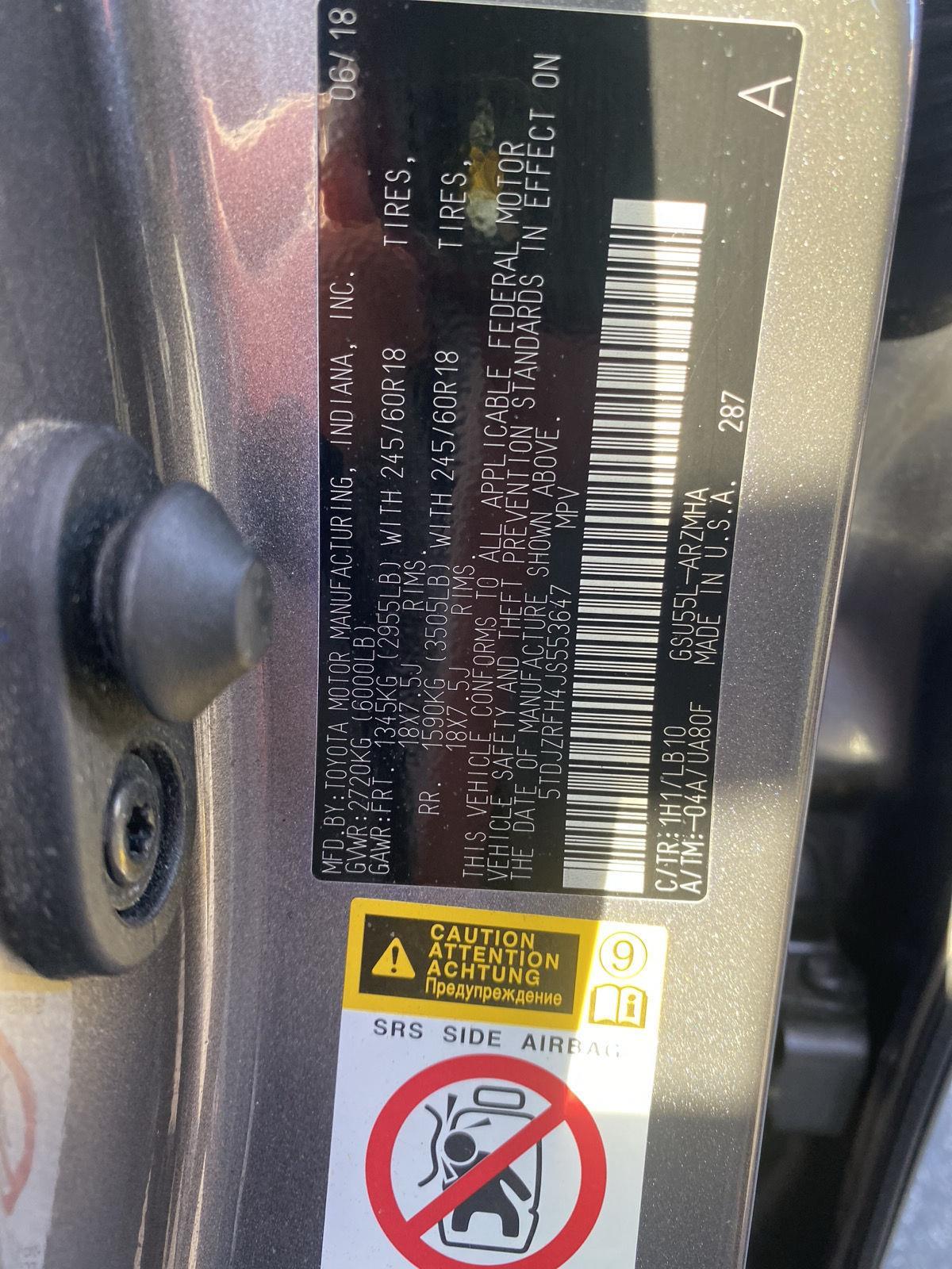 2018 Toyota Highlander XLE at McCandless Ford