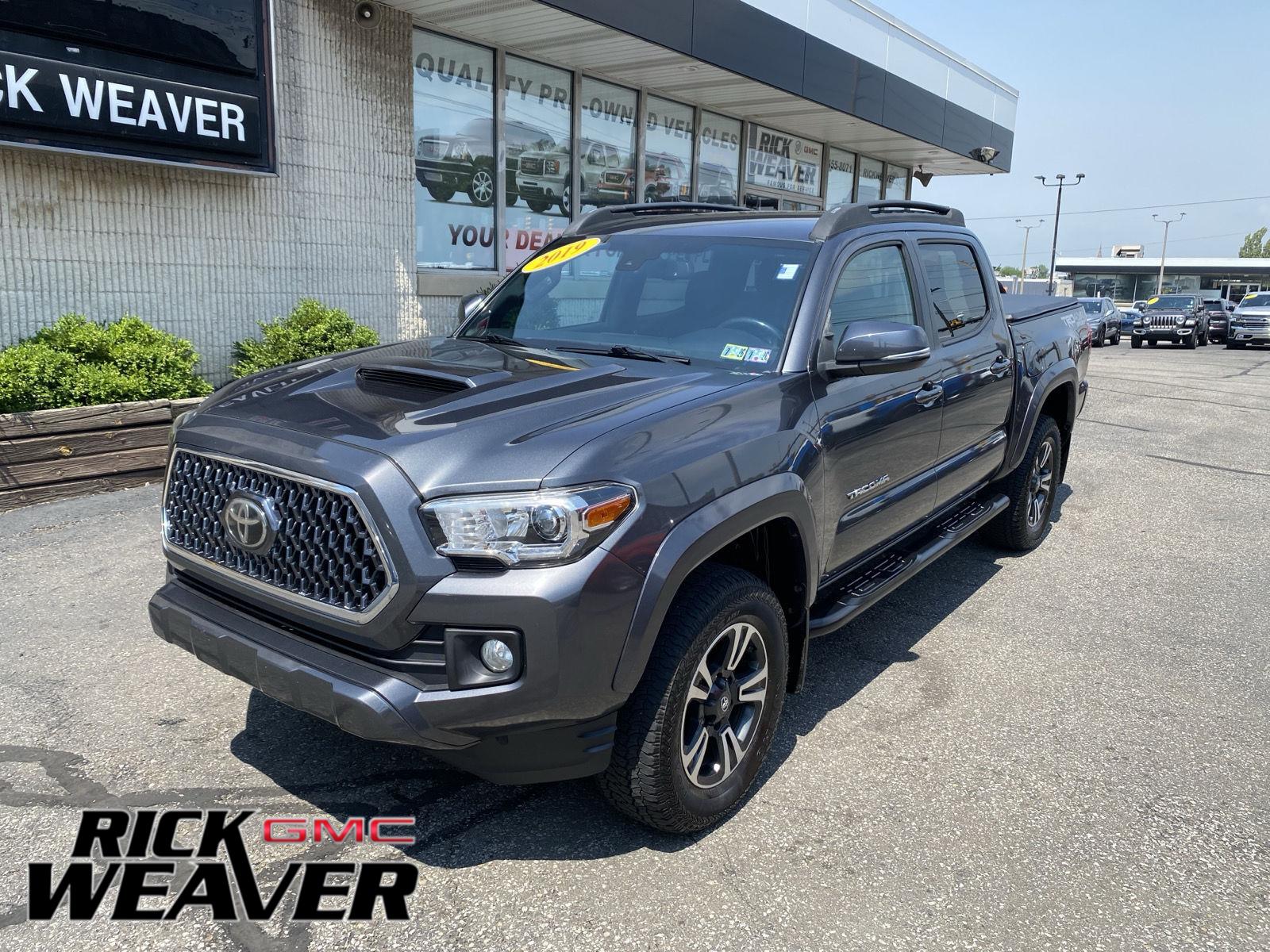 Silver Sky Metallic 2019 Toyota Tacoma Pickup Truck Four-Wheel Drive Manual