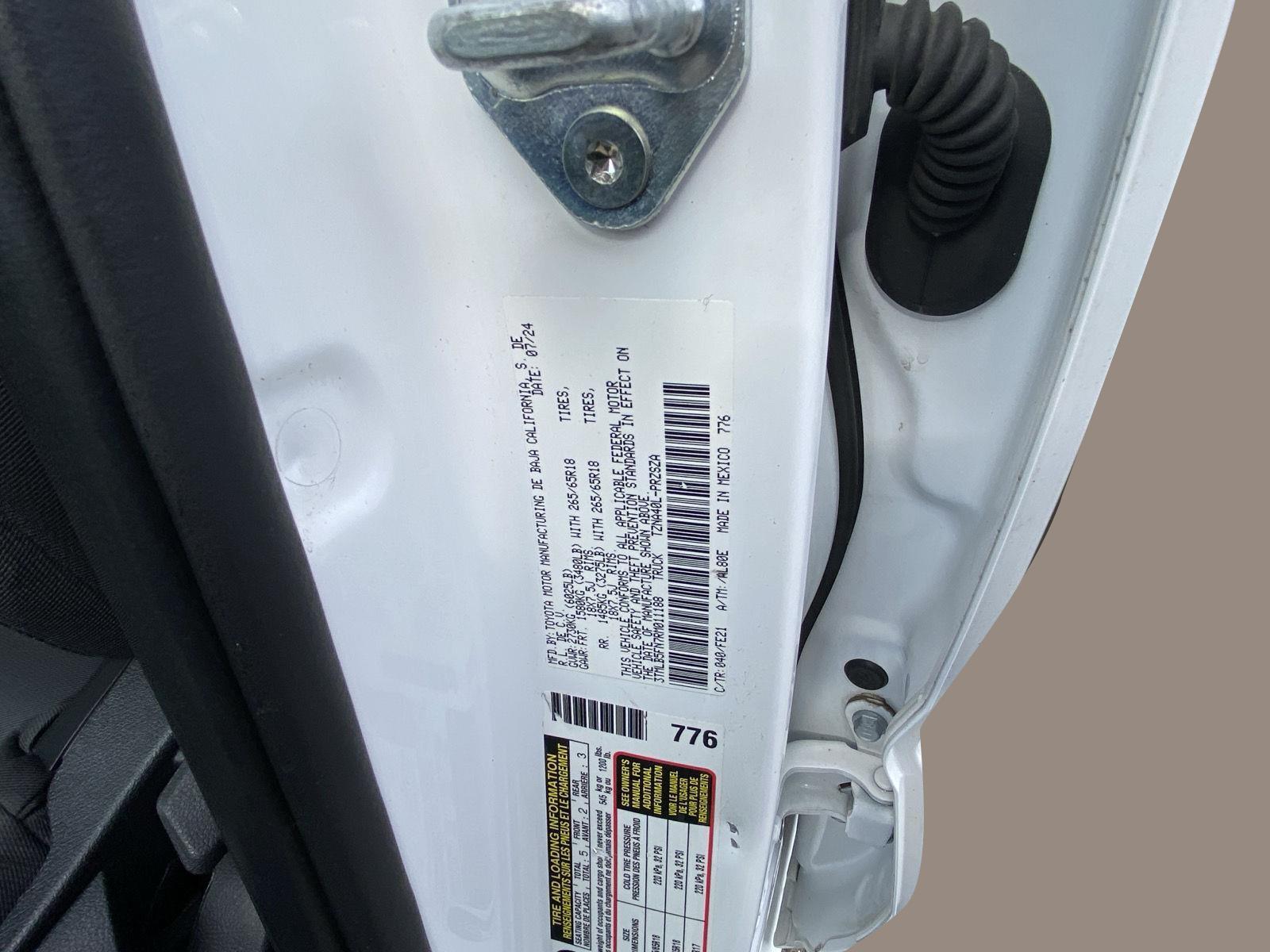 2024 TOYOTA TACOMA 2WD TK at Diehl Automotive