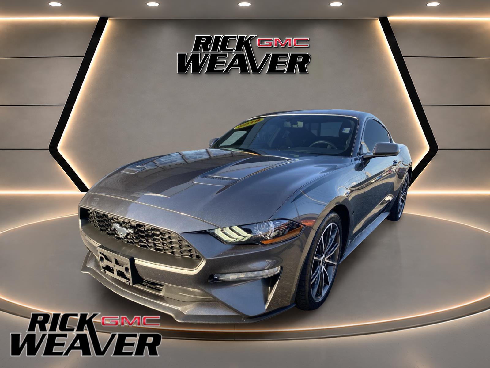 Gray (Magnetic Metallic) 2018 Ford Mustang Coupe Rear-Wheel Drive 6-Speed Manual