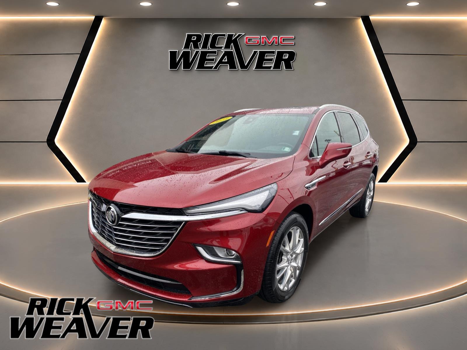 Cherry Red Tintcoat 2023 Buick Enclave SUV / Crossover Four-Wheel Drive 9-Speed Automatic