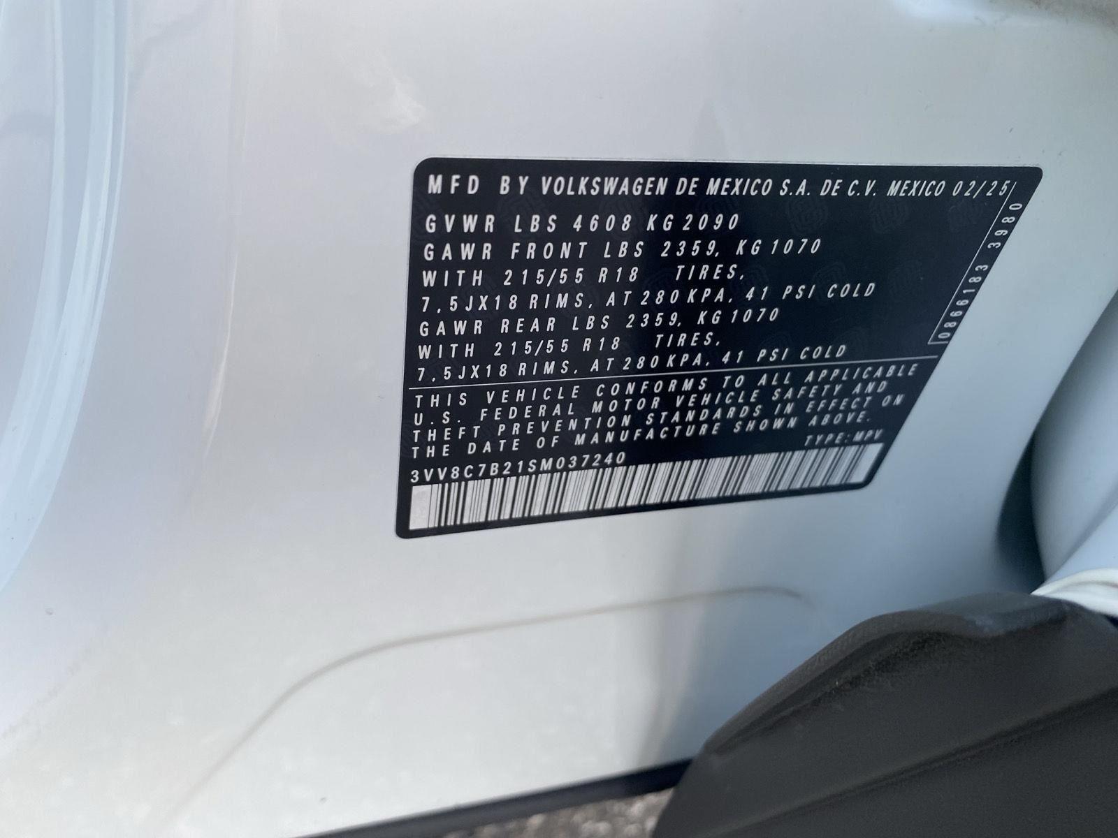 2025 Volkswagen Taos S at Nick Chevrolet