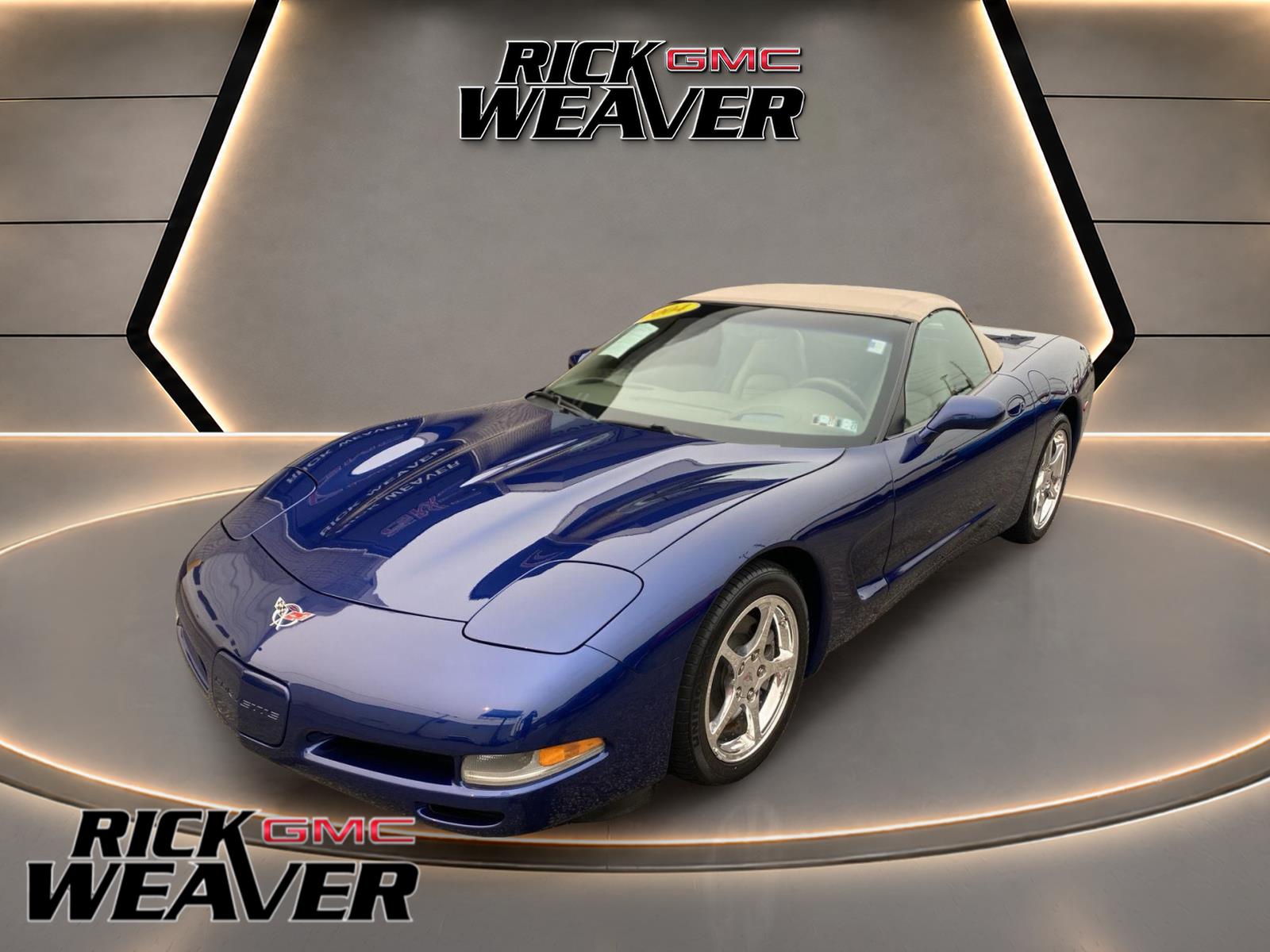 LeMans Blue Metallic 2004 Chevrolet Corvette Convertible Rear-Wheel Drive 4-Speed Automatic Overdrive