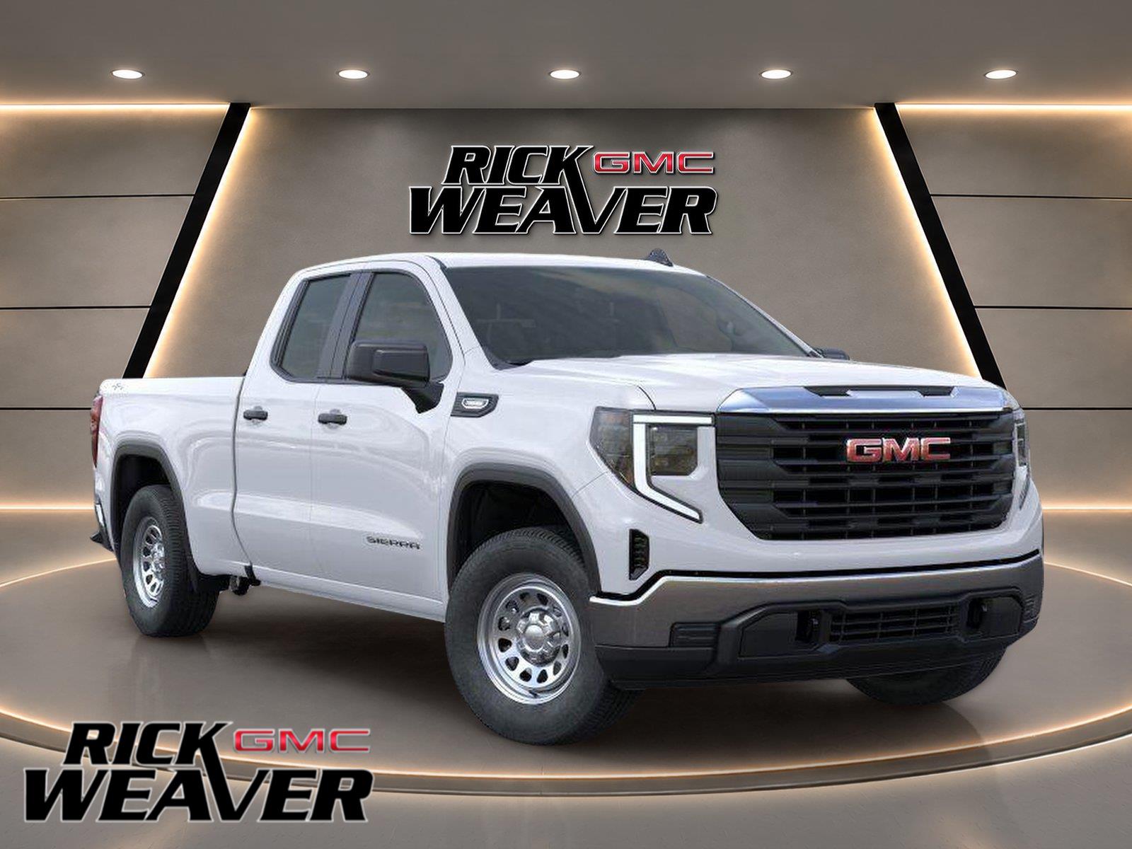 Summit White 2026 GMC Sierra 1500 Pickup Truck Four-Wheel Drive 8-Speed Automatic