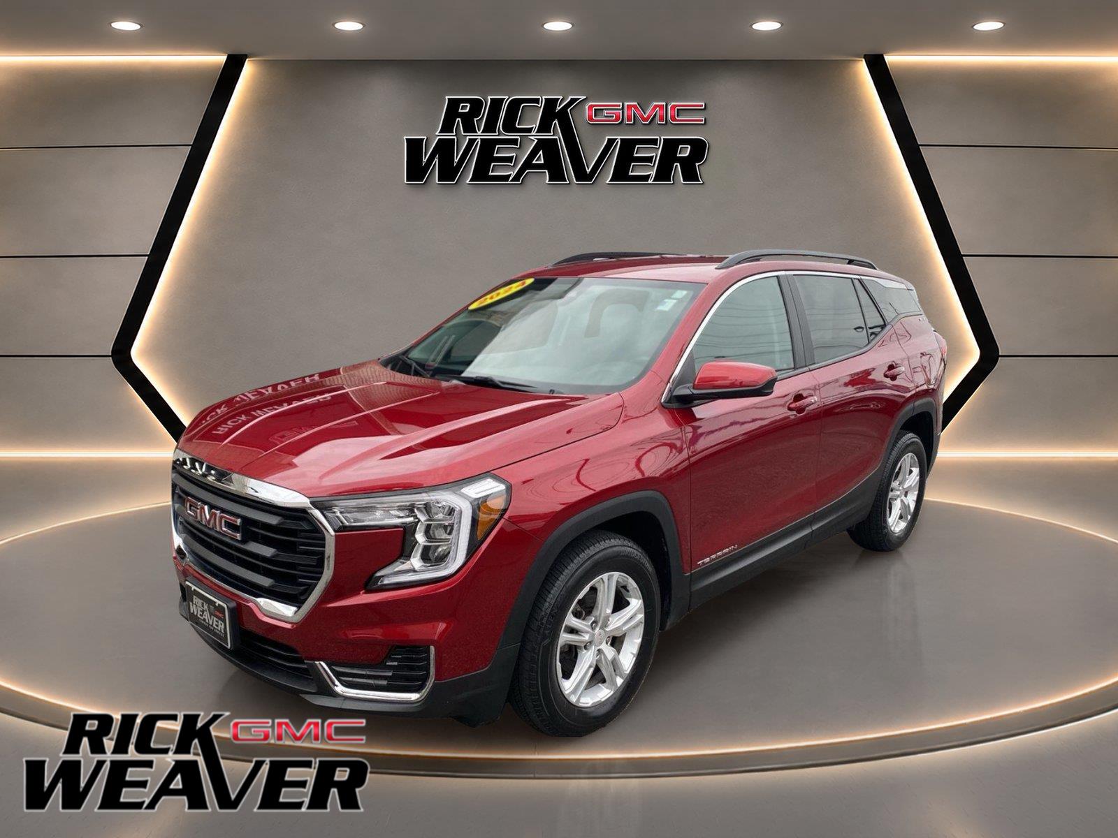 Volcanic Red Tintcoat 2024 GMC Terrain SUV / Crossover All-Wheel Drive 9-Speed Automatic Overdrive