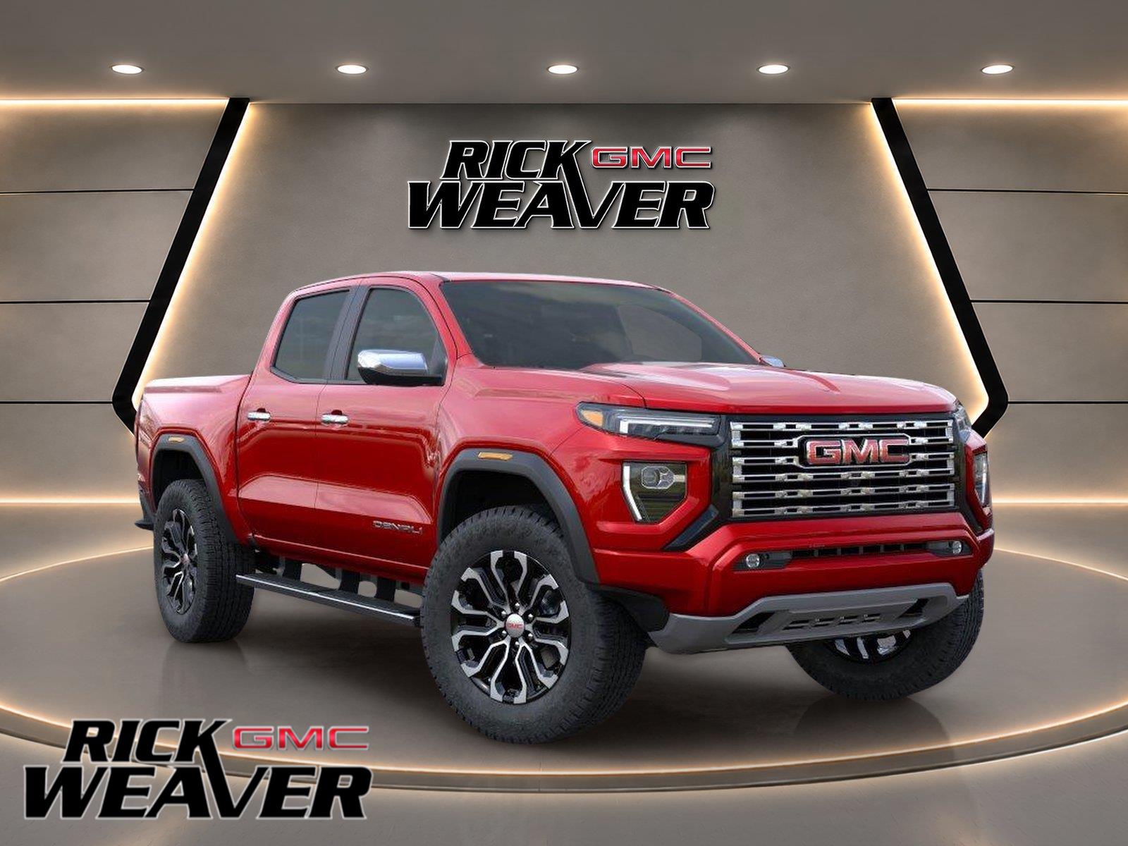 Volcanic Red Tintcoat 2026 GMC Canyon Pickup Truck Four-Wheel Drive 8-Speed Automatic