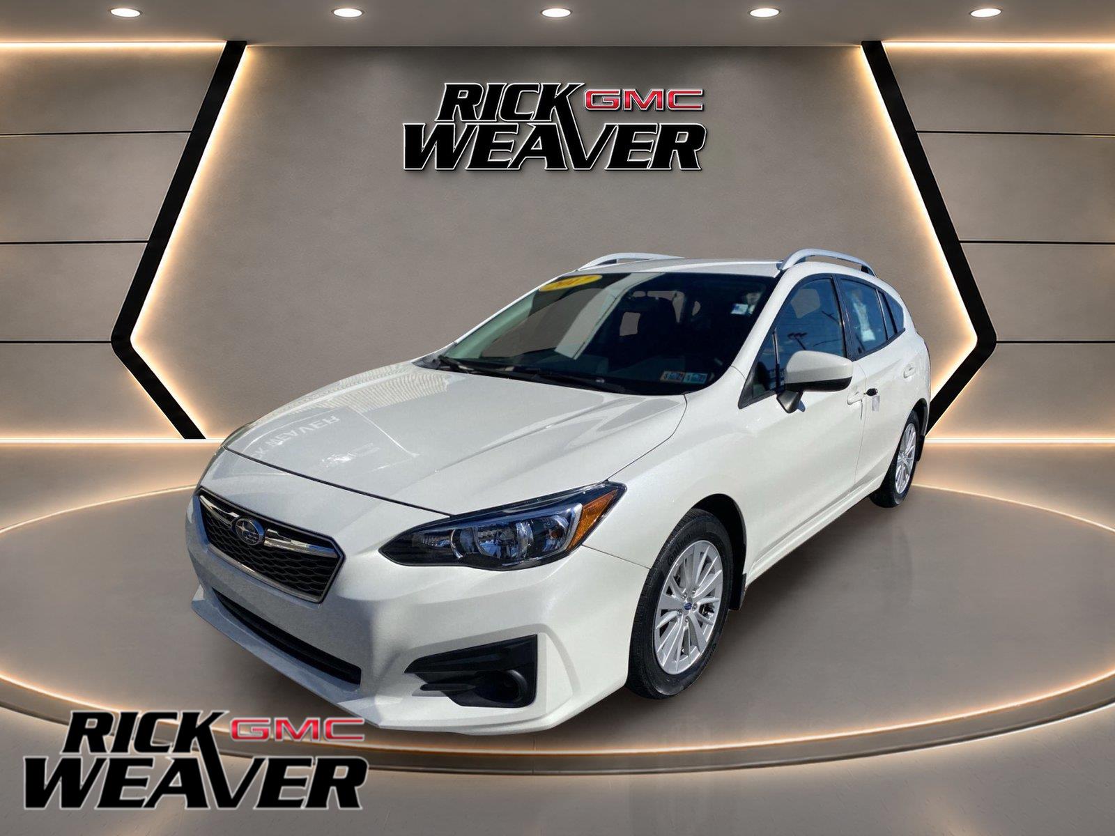 Crystal White Pearl 2017 Subaru Impreza Hatchback All-Wheel Drive Continuously Variable Transmission