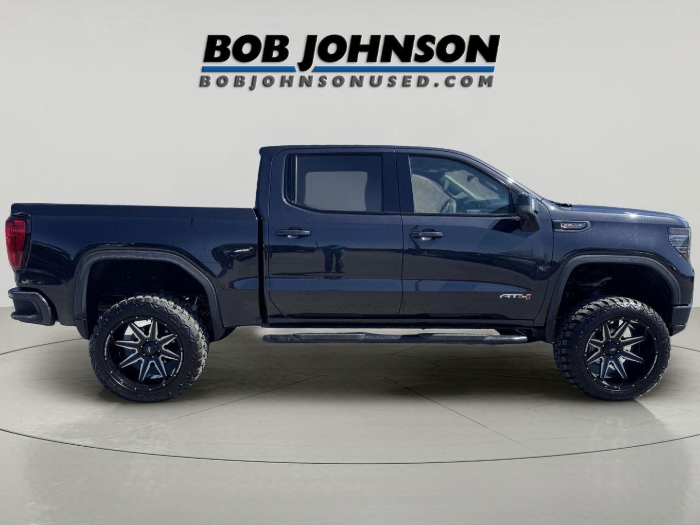 Titanium Rush Metallic 2023 GMC Sierra 1500 AT4 Crew Cab 4WD Pickup Truck Four-Wheel Drive Automatic