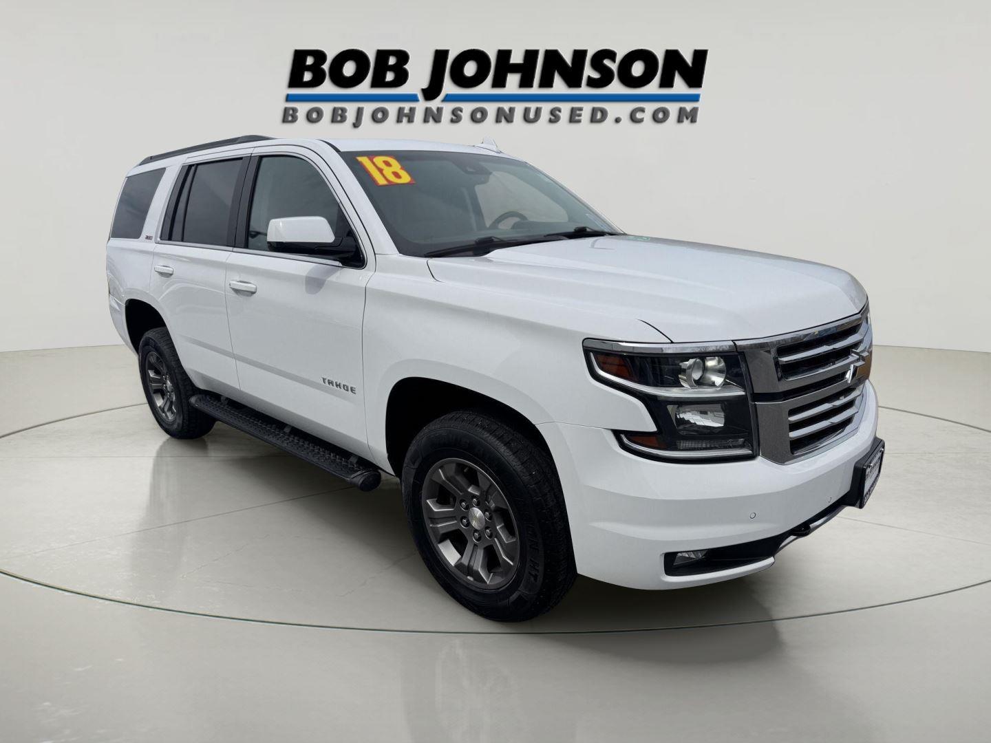Summit White 2018 Chevrolet Tahoe LT 4WD SUV / Crossover Four-Wheel Drive 6-Speed Automatic