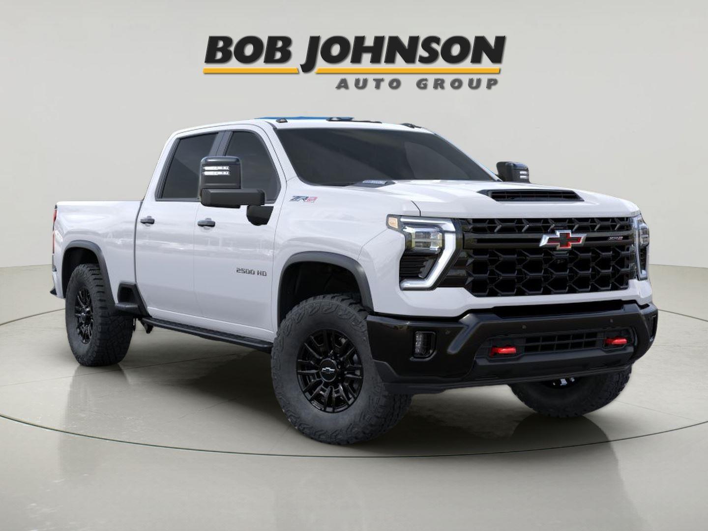 Summit White 2026 Chevrolet Silverado 2500HD ZR2 Crew Cab 4WD Pickup Truck Four-Wheel Drive Automatic
