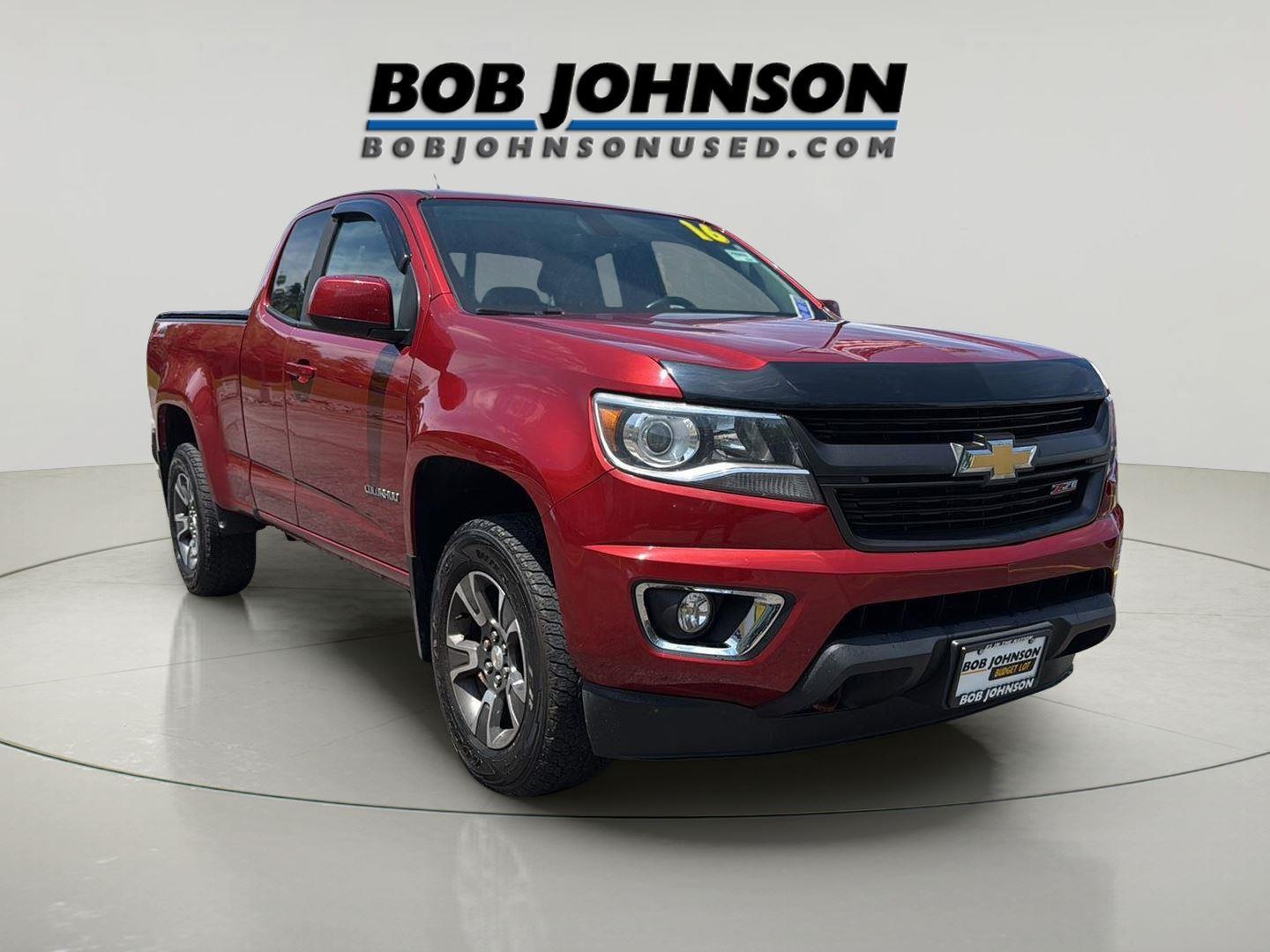 Red Rock Metallic 2016 Chevrolet Colorado Z71 Extended Cab LB 4WD Pickup Truck Four-Wheel Drive 6-Speed Automatic