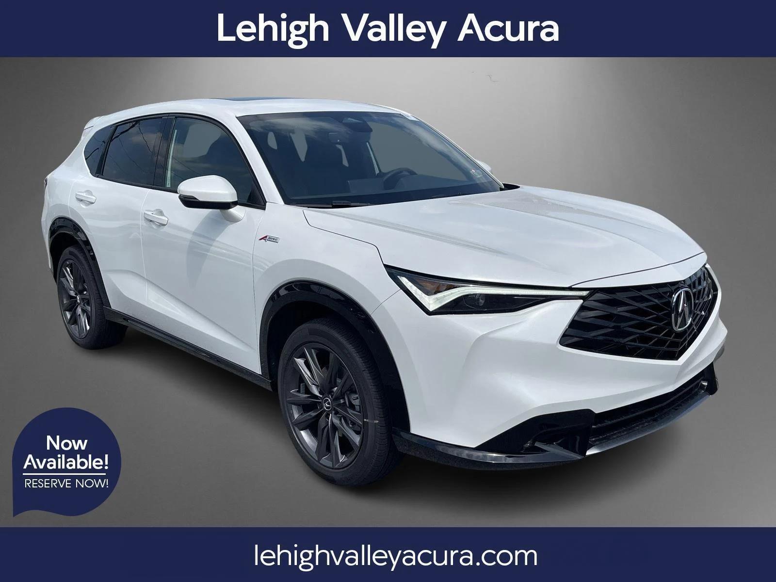 Platinum White Pearl 2025 Acura ADX SH-AWD with A-SPEC Package SUV / Crossover All-Wheel Drive Continuously Variable Transmission
