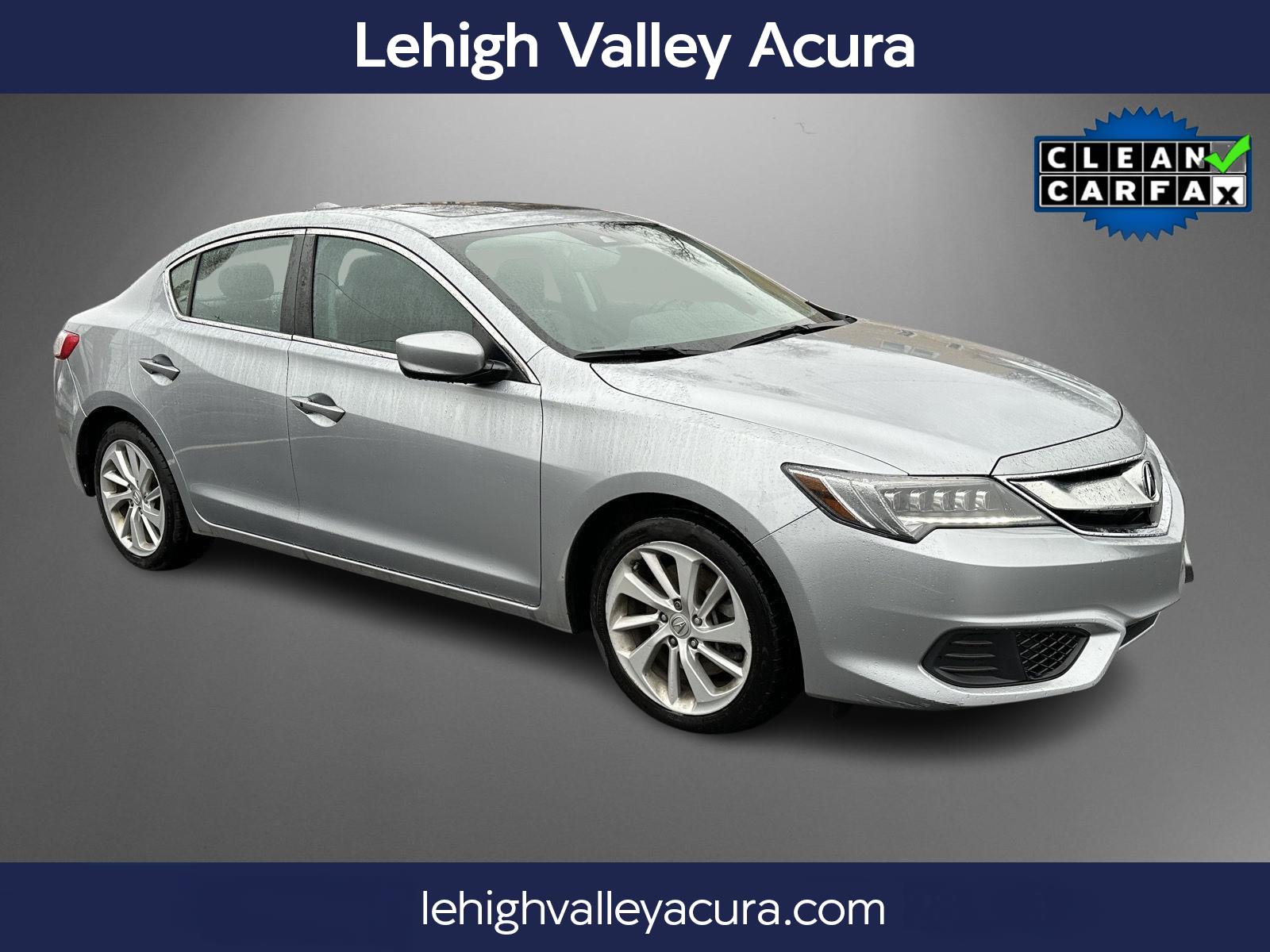 Lunar Silver Metallic 2018 Acura ILX FWD with Premium Package Sedan Front-Wheel Drive Automatic