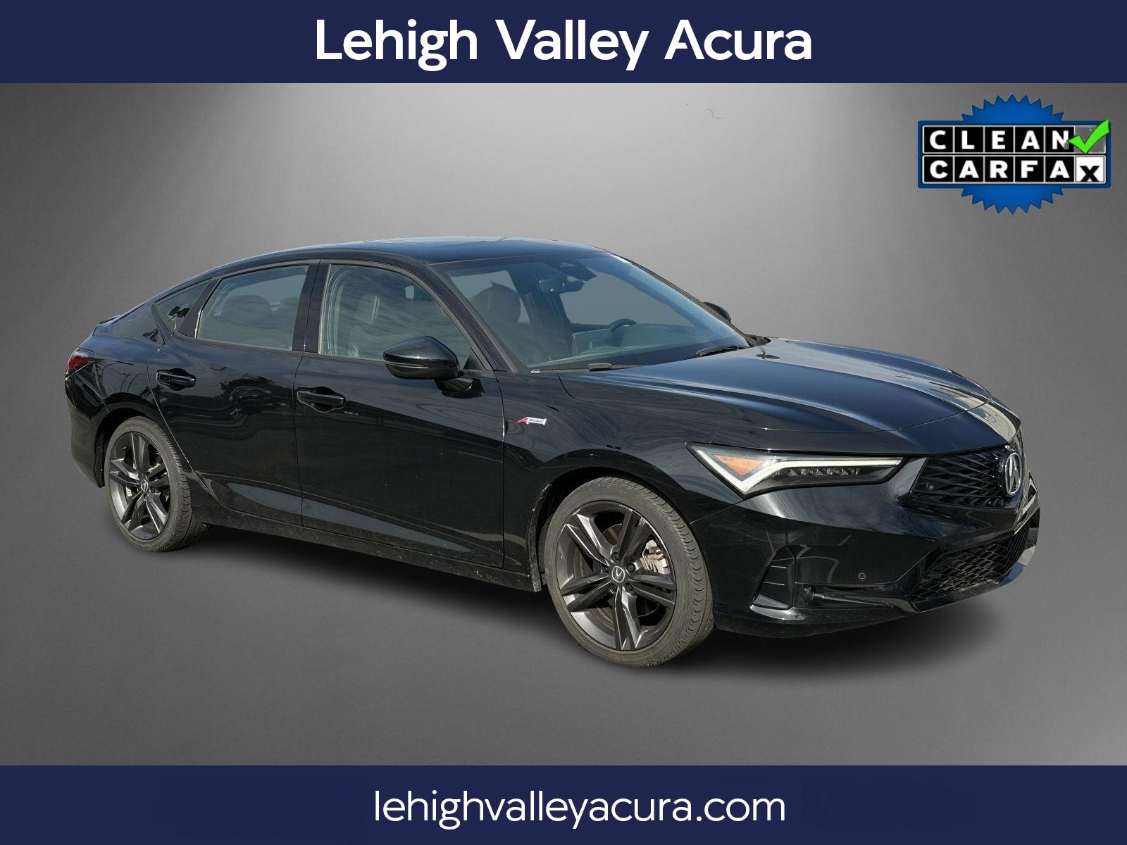 Majestic Black Pearl 2023 Acura Integra FWD with Technology and A-SPEC Package Sedan Front-Wheel Drive Manual