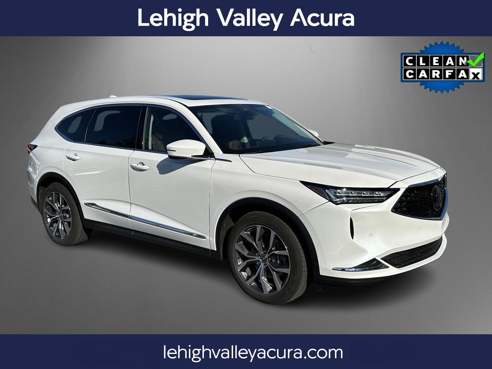 Platinum White Pearl 2023 Acura MDX SH-AWD with Technology Package SUV / Crossover All-Wheel Drive Automatic