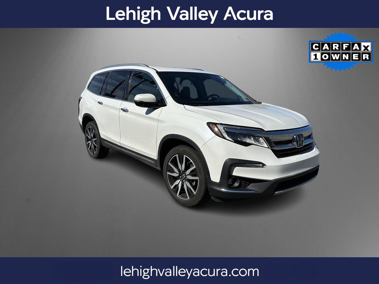 Platinum White Pearl 2021 Honda Pilot SUV / Crossover All-Wheel Drive Automatic