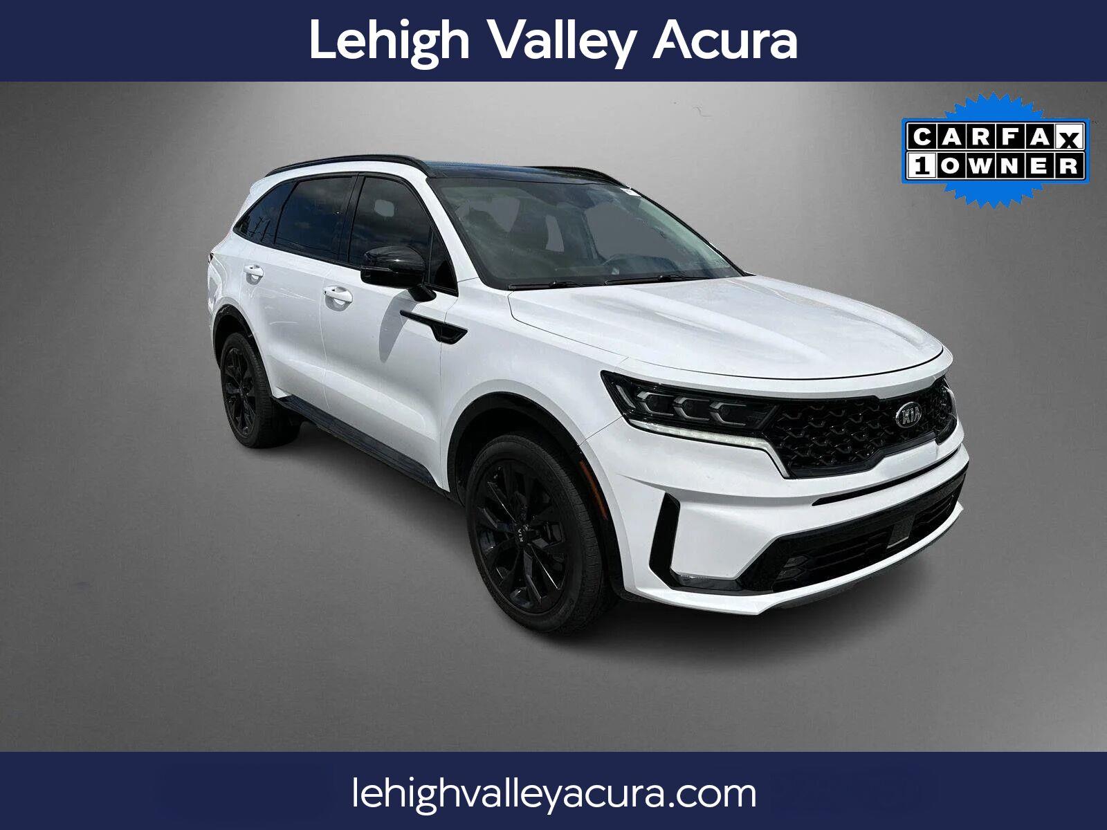 Glacial White Pearl 2021 Kia Sorento SUV / Crossover All-Wheel Drive Automatic