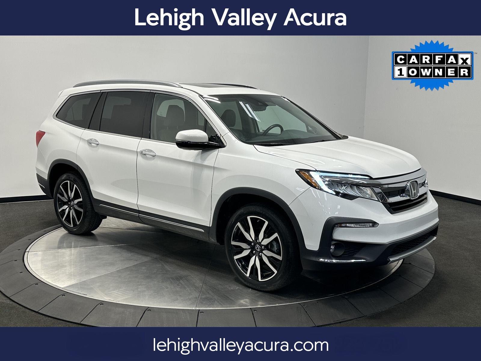 Platinum White Pearl 2021 Honda Pilot SUV / Crossover All-Wheel Drive Automatic
