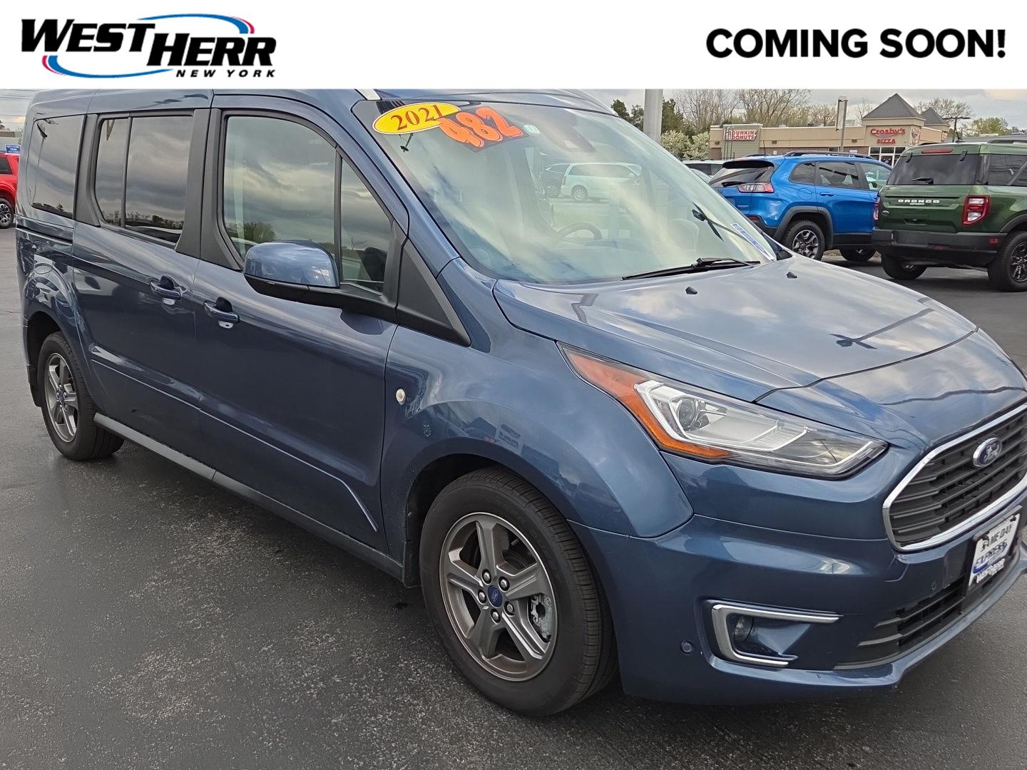 Pre-Owned 2021 Ford Transit Connect Wagon Titanium Passenger Wagon
