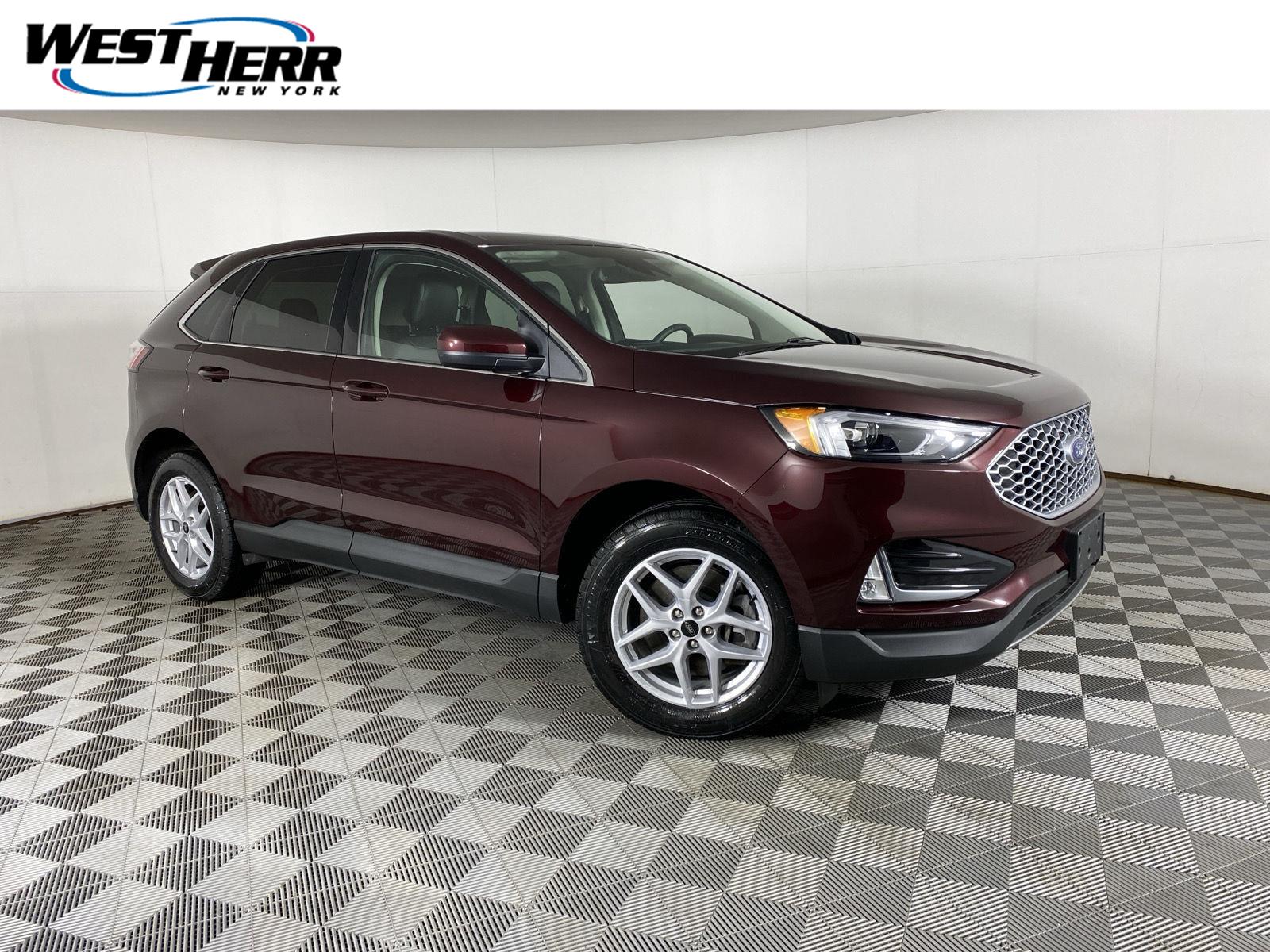 Red (Burgundy Velvet Metallic Tinted Clearcoat) 2024 Ford Edge SUV / Crossover All-Wheel Drive 8-Speed Automatic