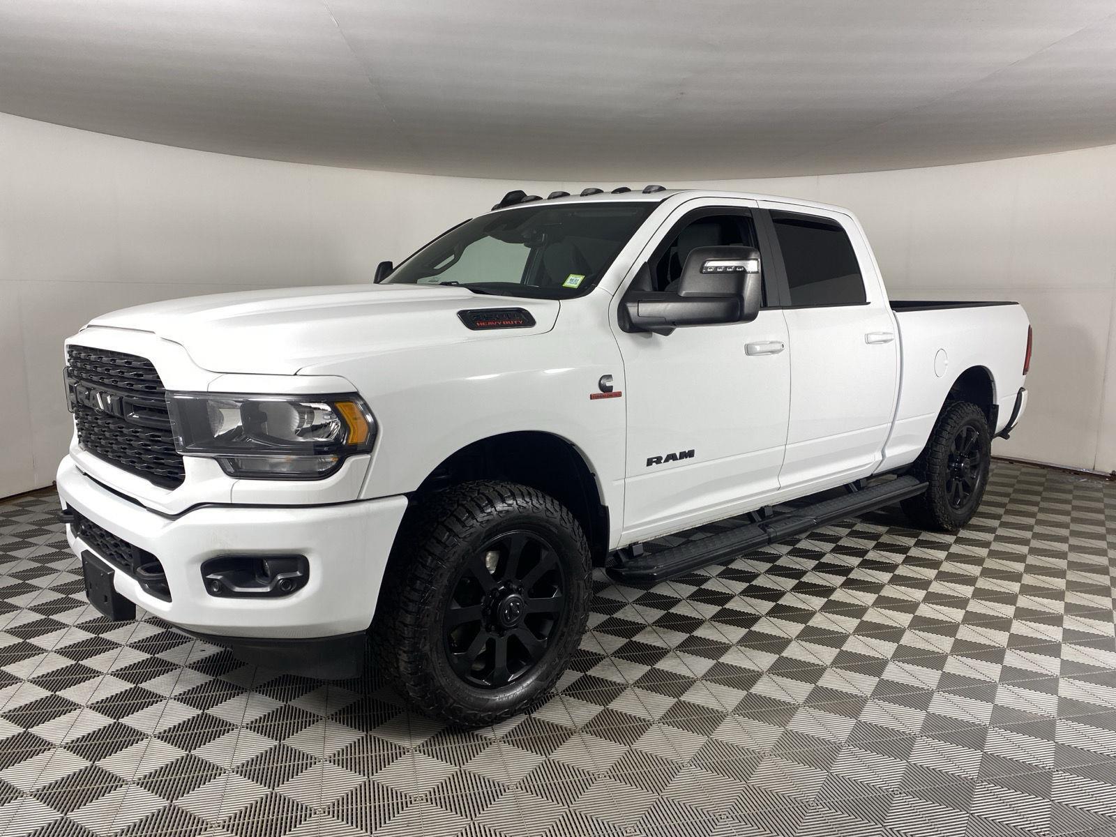 Used 2023 Bright White Clearcoat Ram Big Horn image 3