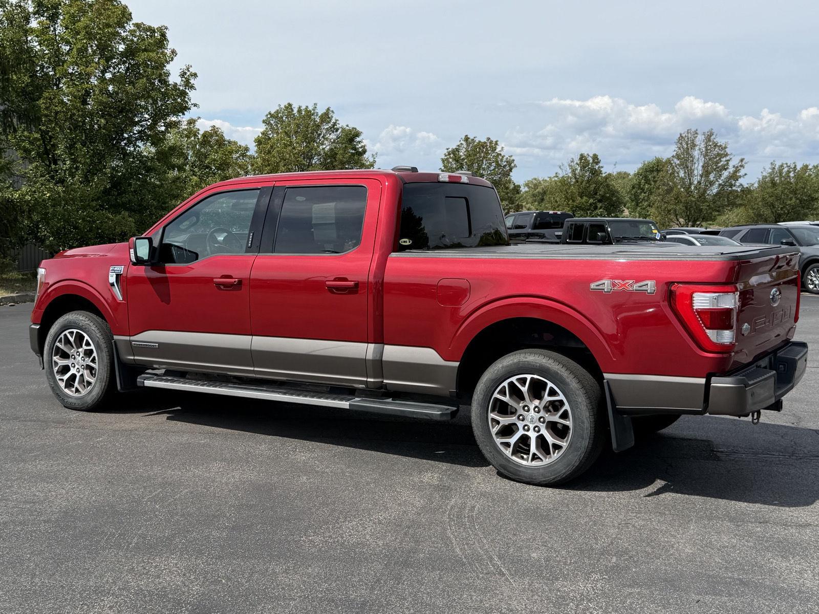 Used 2023 Rapid Red Metallic Tinted Clearcoat/Stone Gray Ford King Ranch image 6