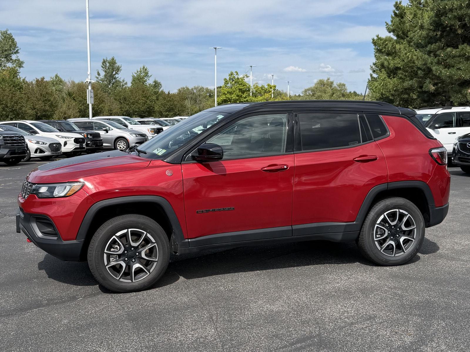 Used 2024 Red Hot Pearlcoat Jeep Trailhawk image 4