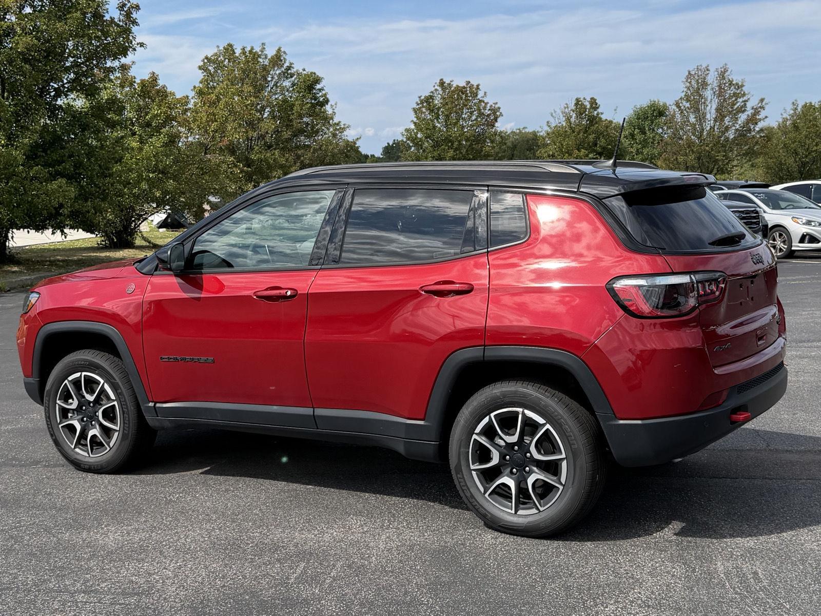 Used 2024 Red Hot Pearlcoat Jeep Trailhawk image 5